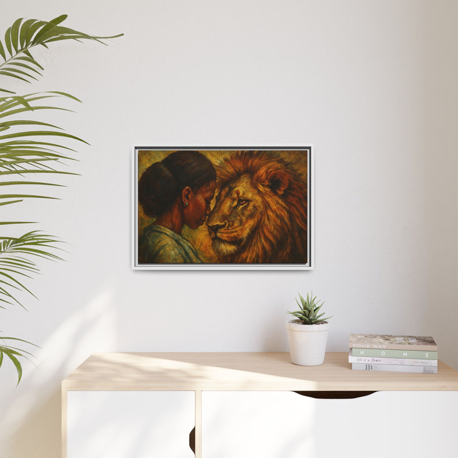 Lion and Woman
