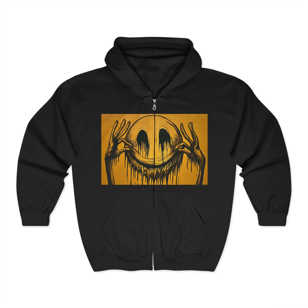 Edgy Zip Hoodie Streetwear