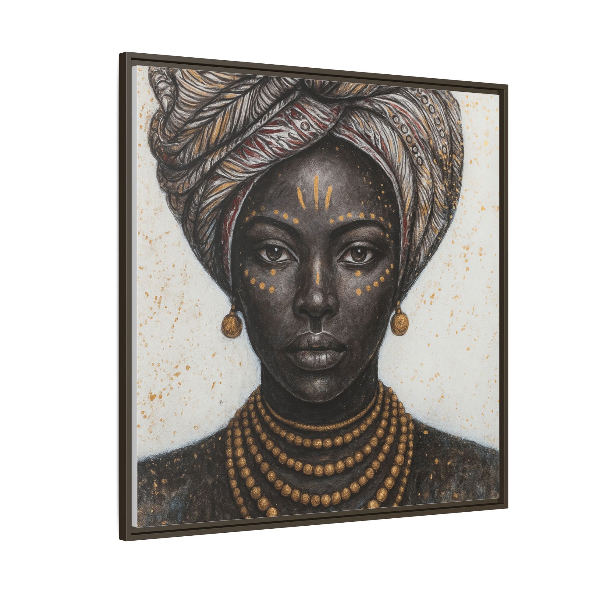 White Artistic African Lady