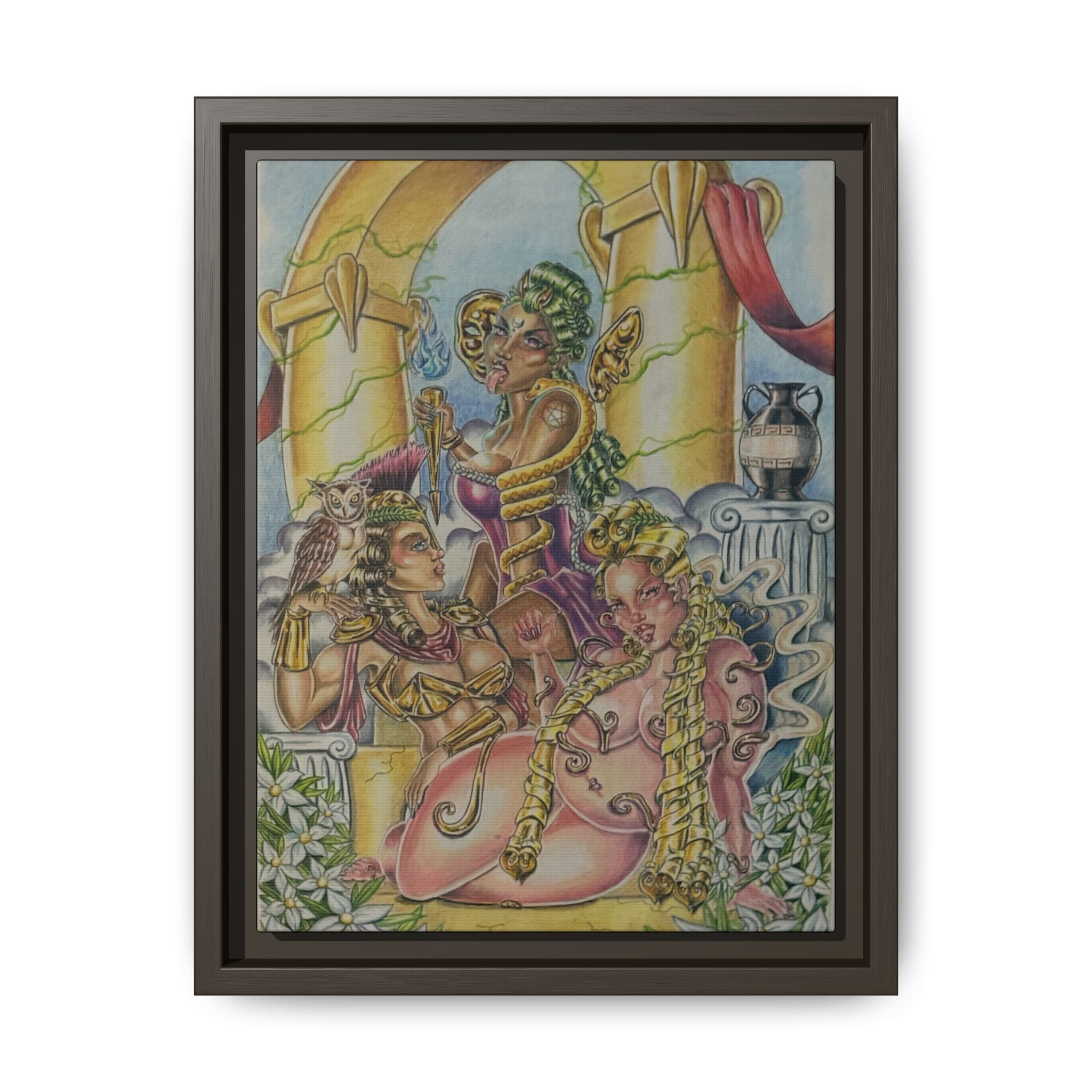 Canvas Art Print - Many Faces