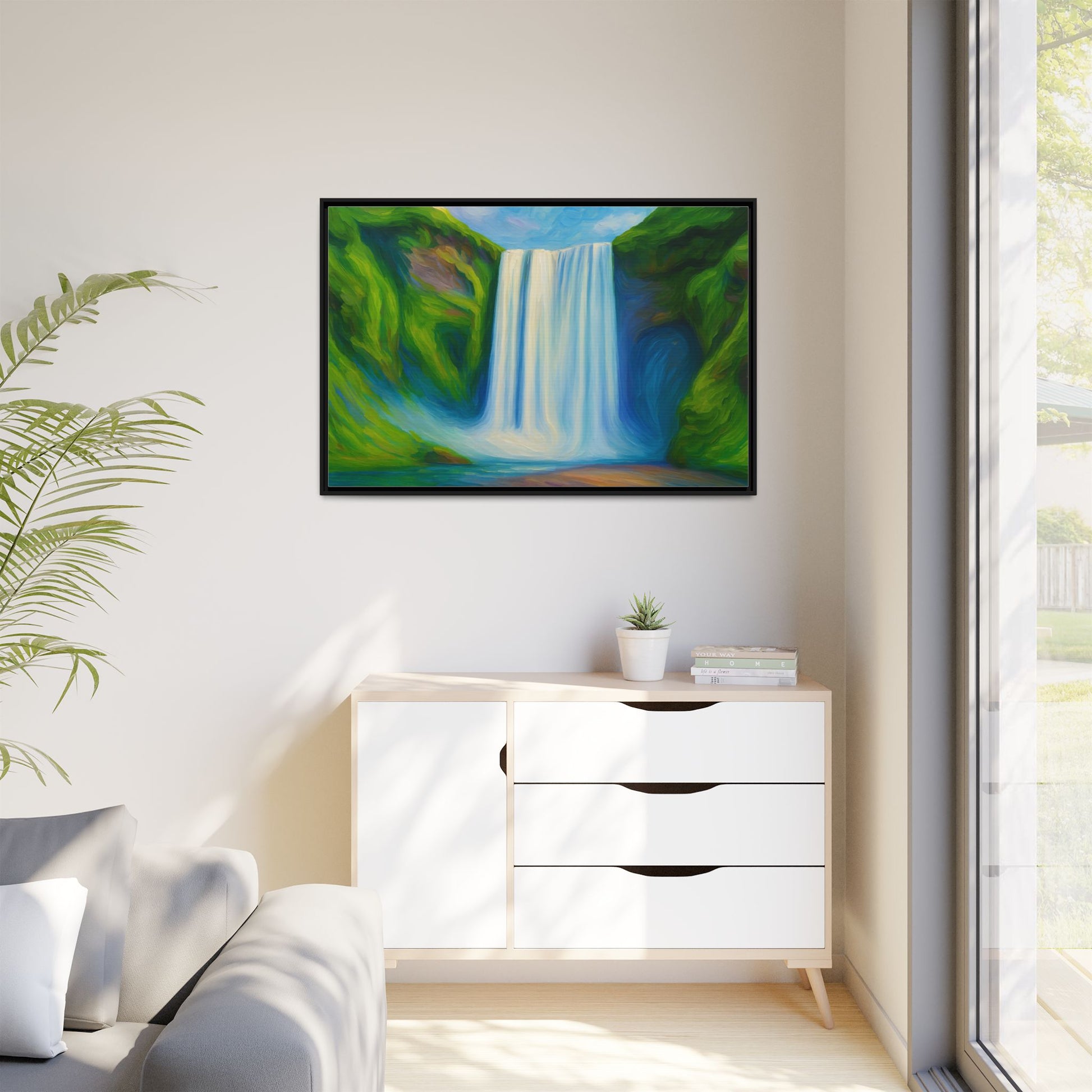 Serene Waterfall 1