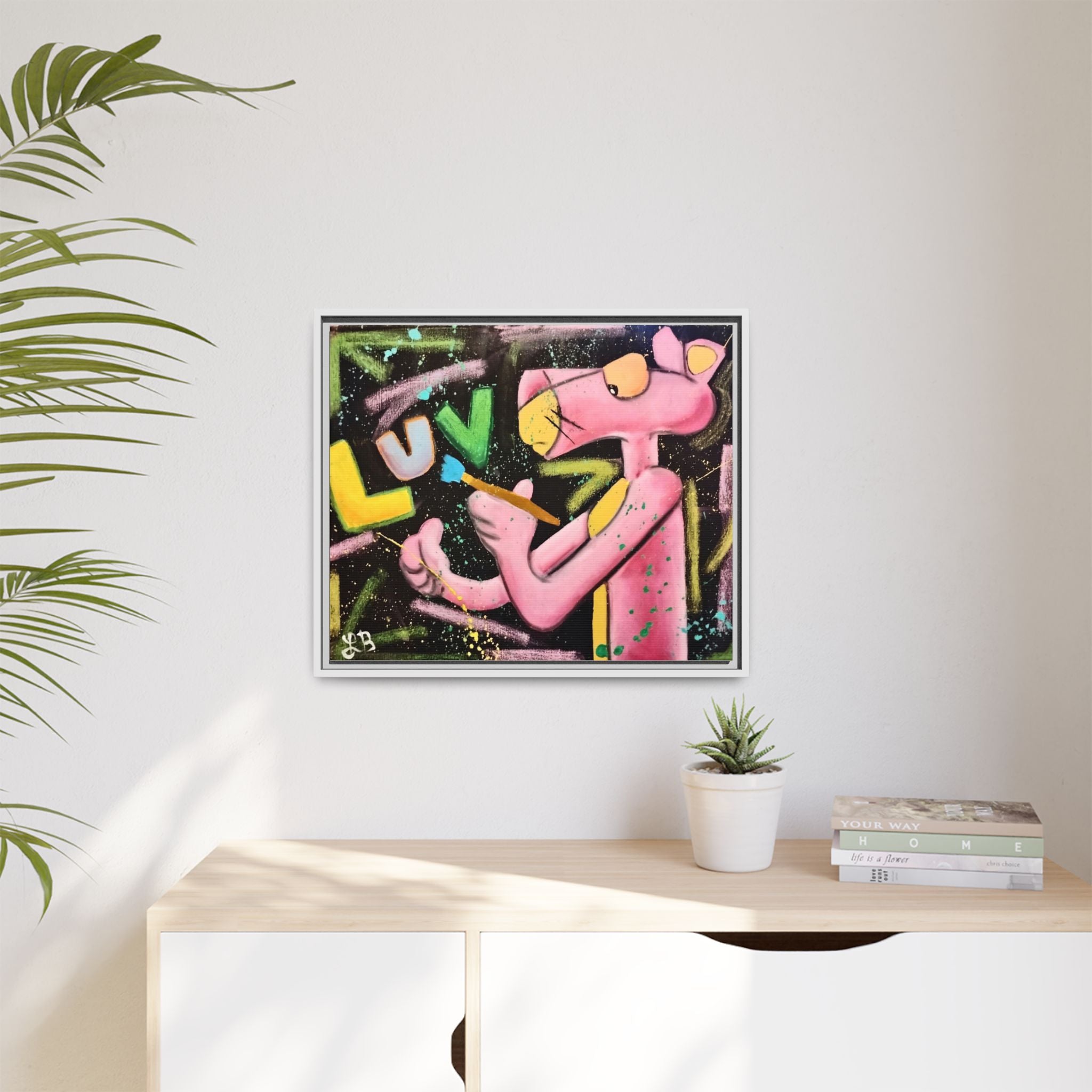 Luv Pink Panther Graffiti