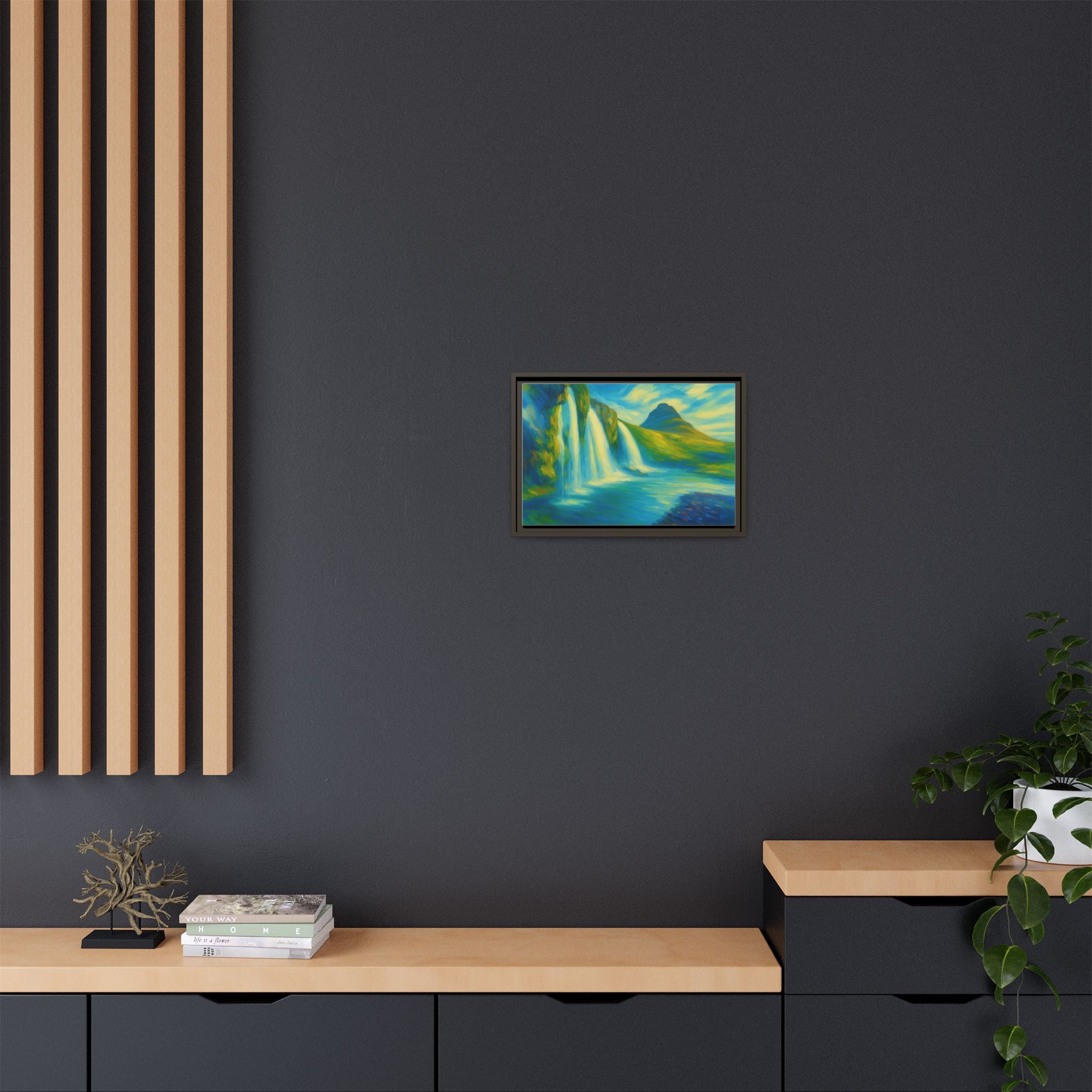 Waterfall Green Landscape