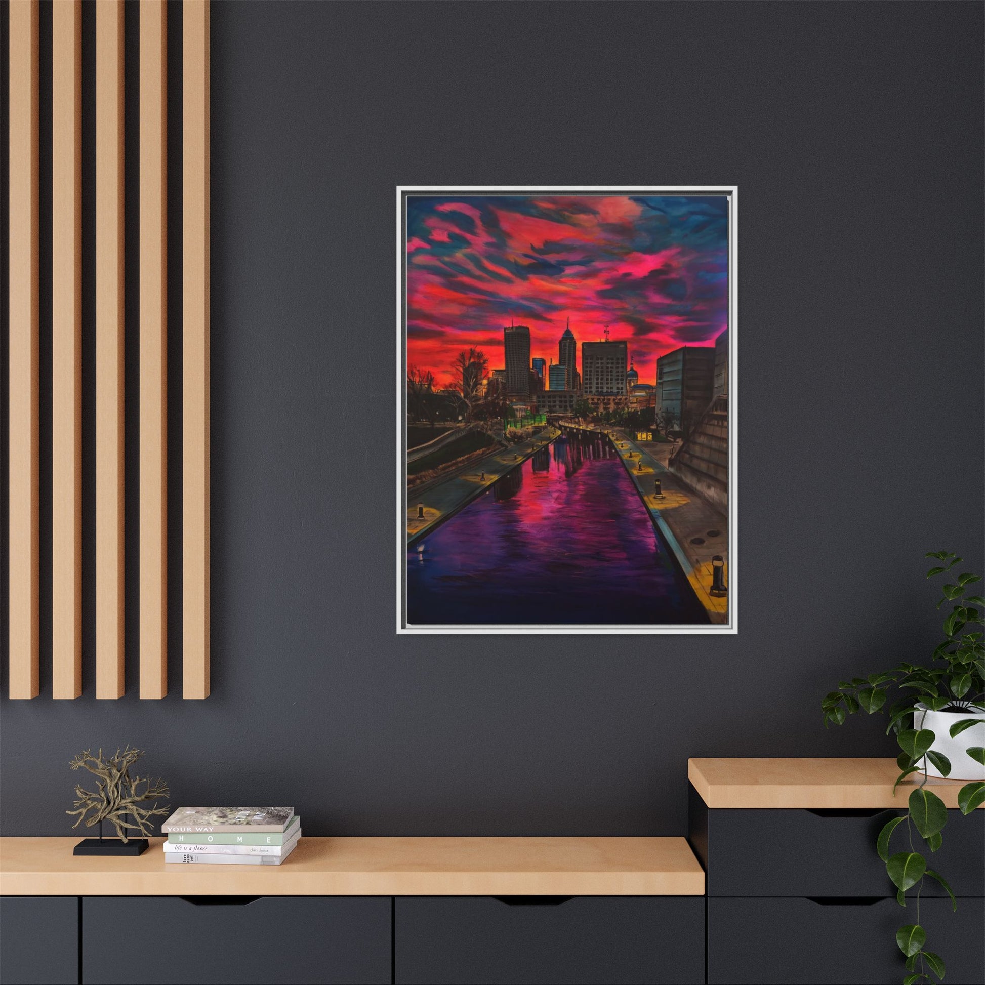 Vibrant Canal Cityscape