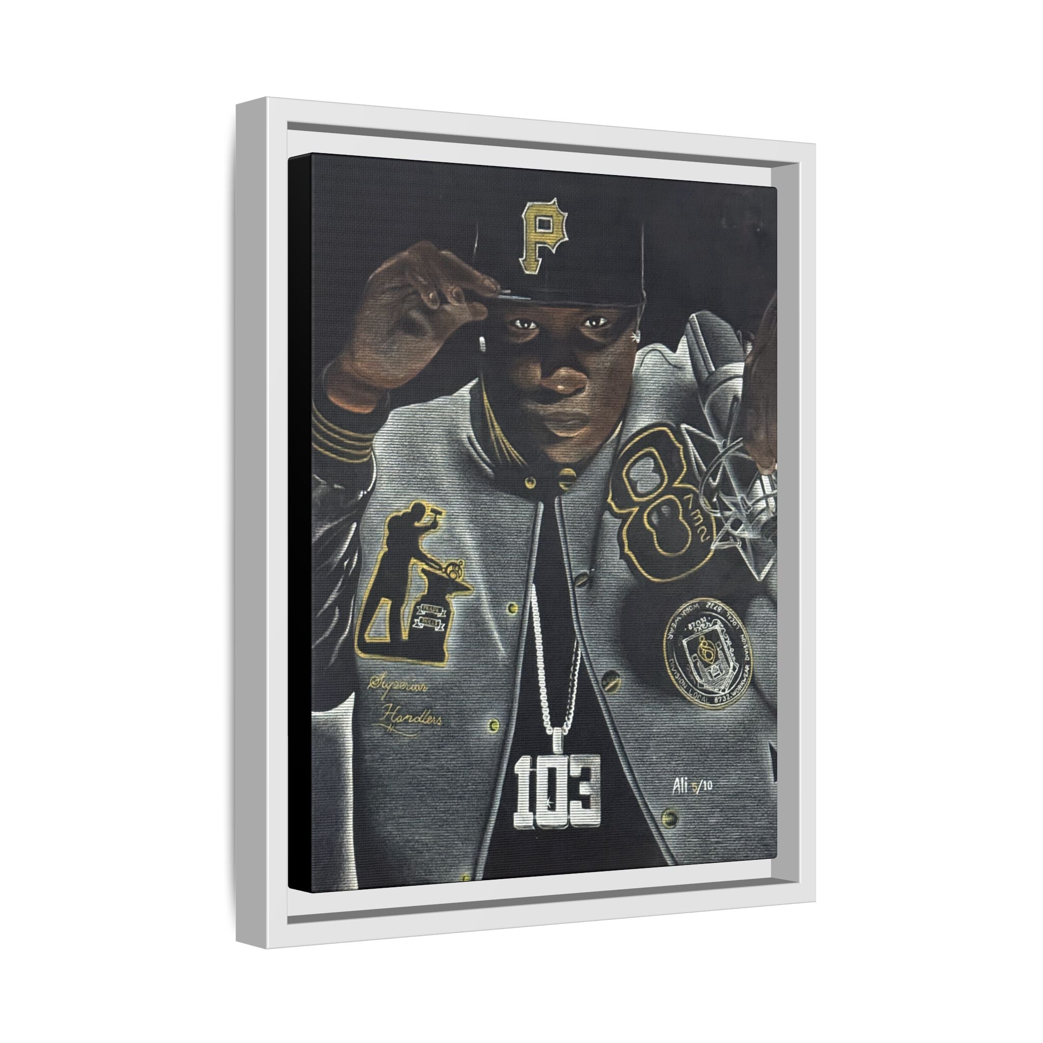 Canvas Looking in the Mirror Wall Art