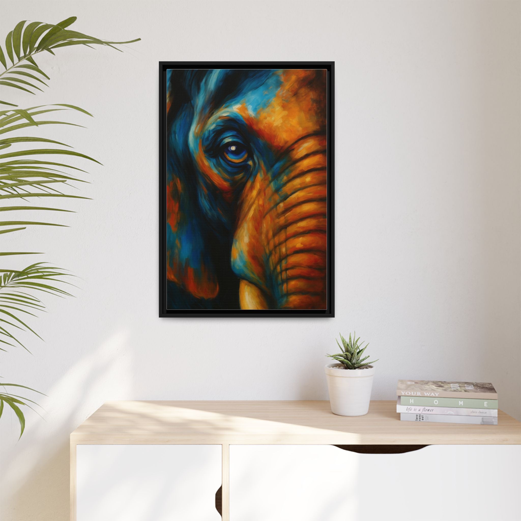 Majestic Elephant Gaze