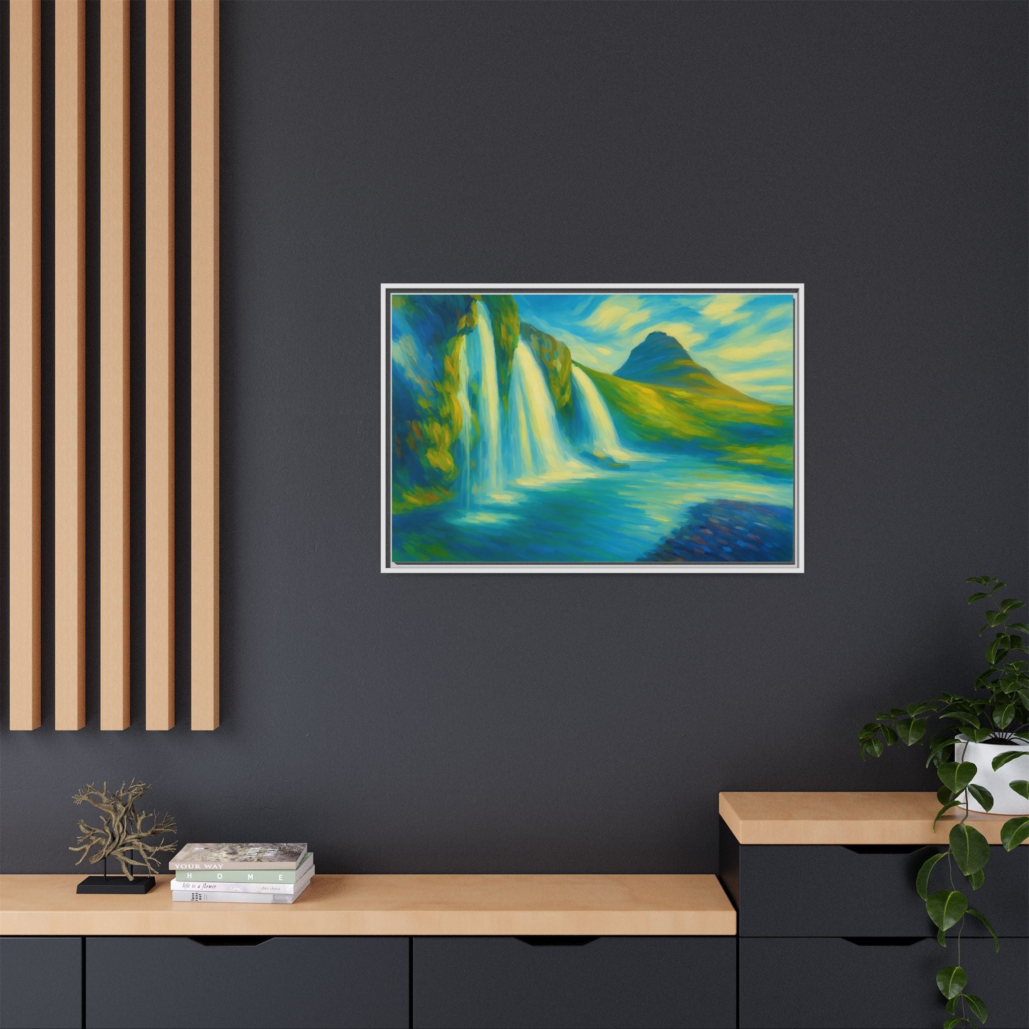 Waterfall Green Landscape