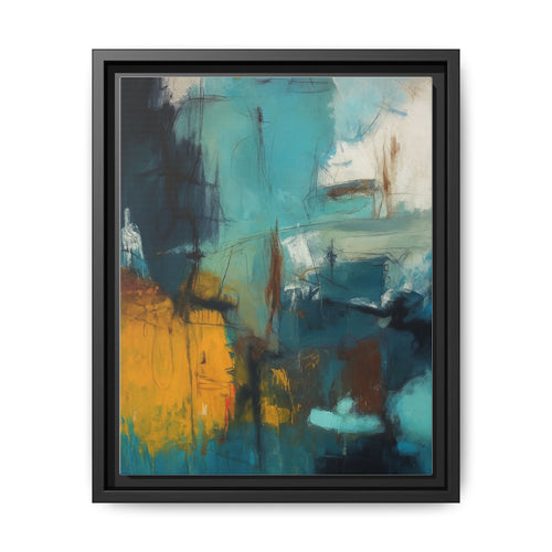 Abstract Blue Gold