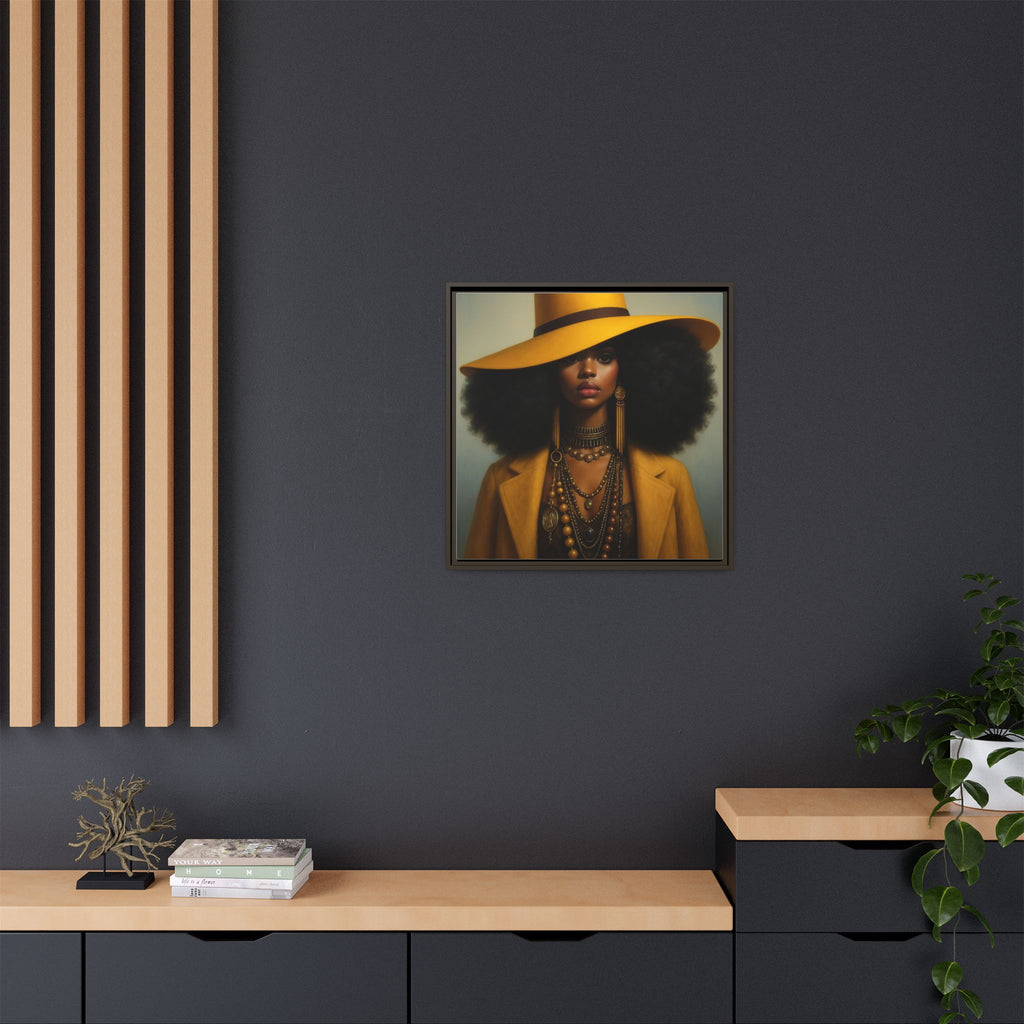 Yellow Afro Royalty of Elegance