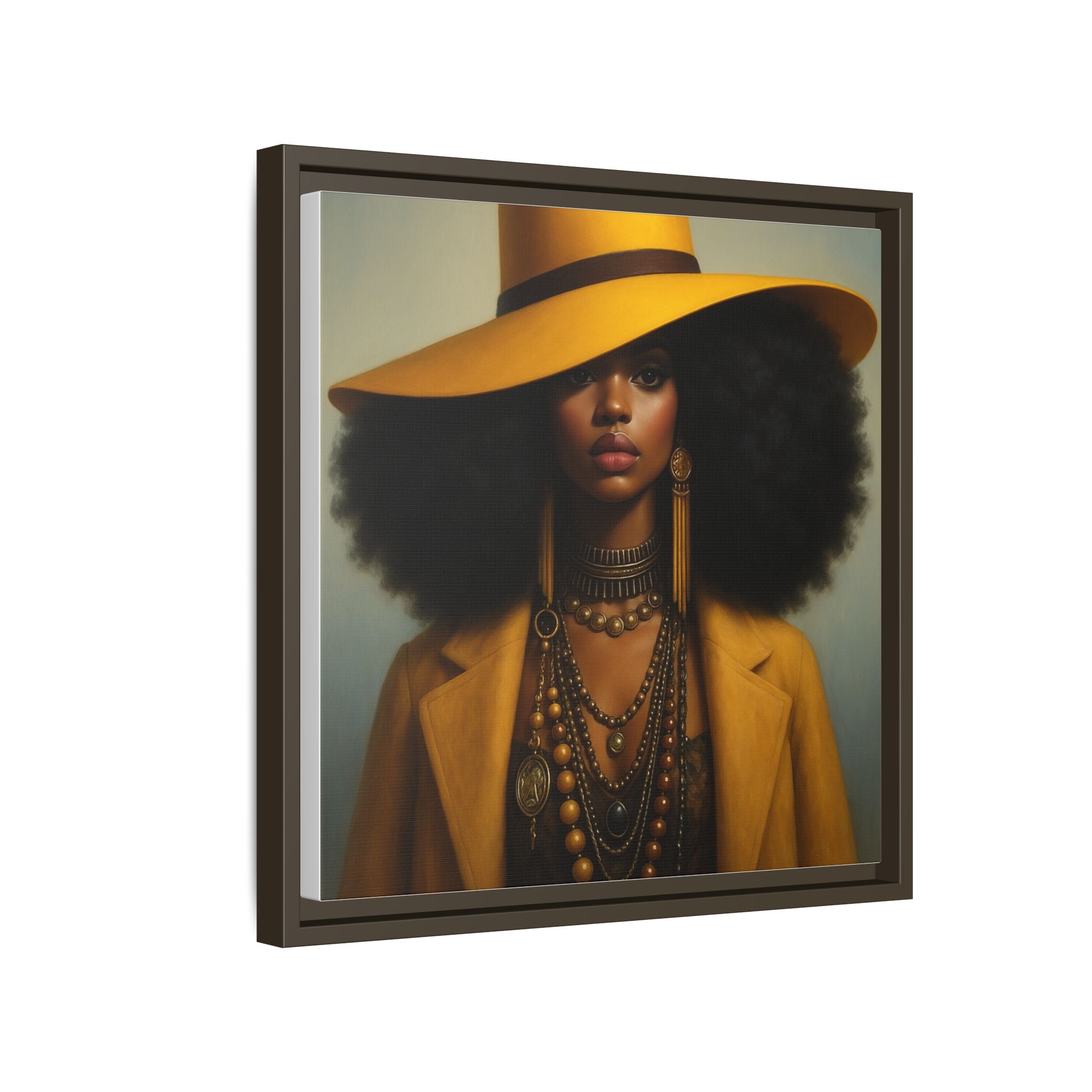 Yellow Afro Royalty of Elegance