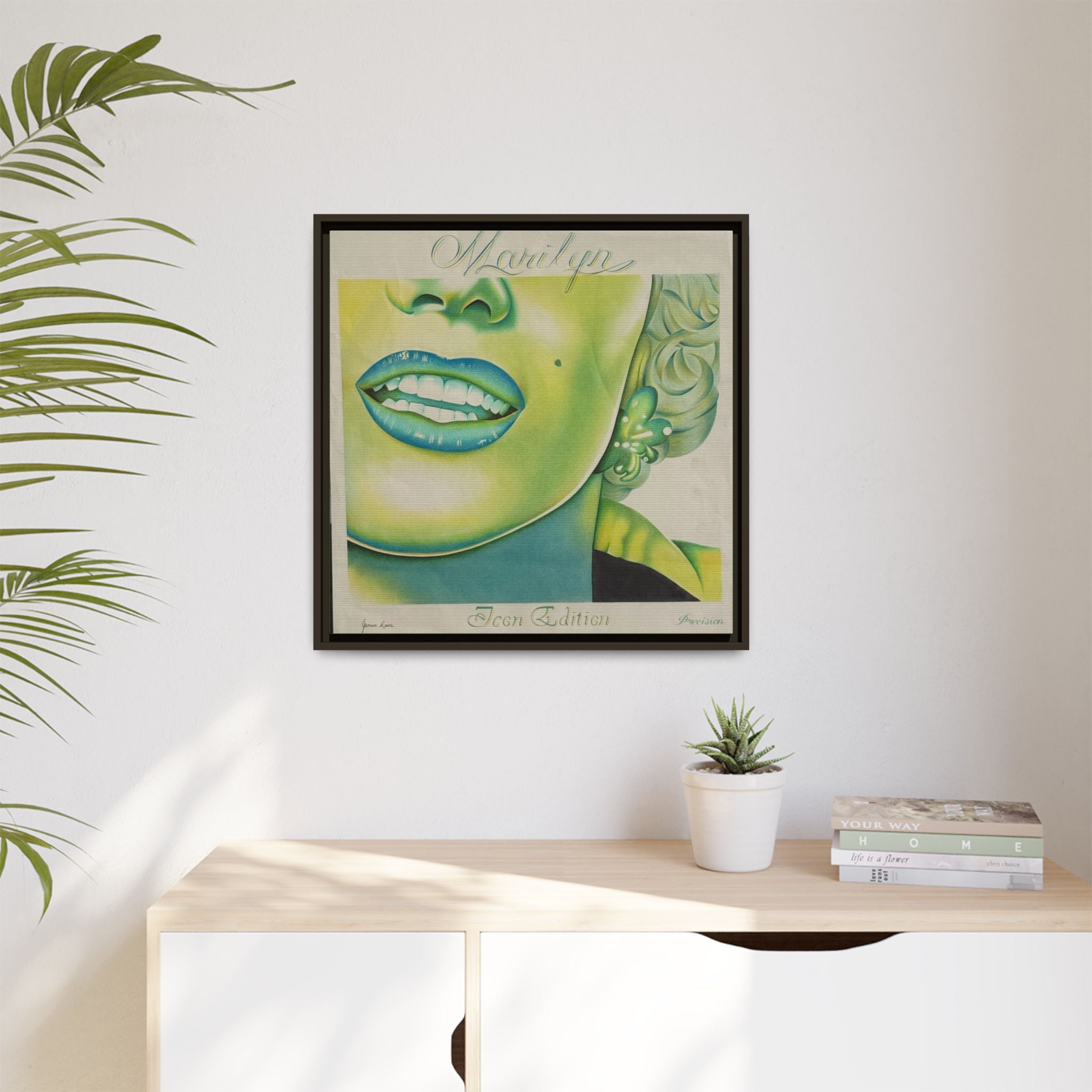 Canvas Wall Art - Green Glamor
