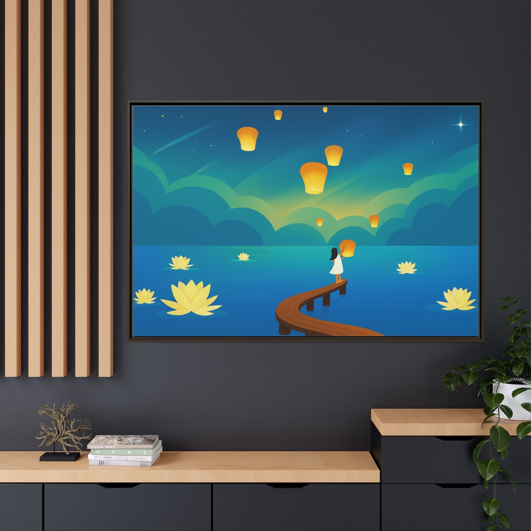 Serene Lantern Dreams