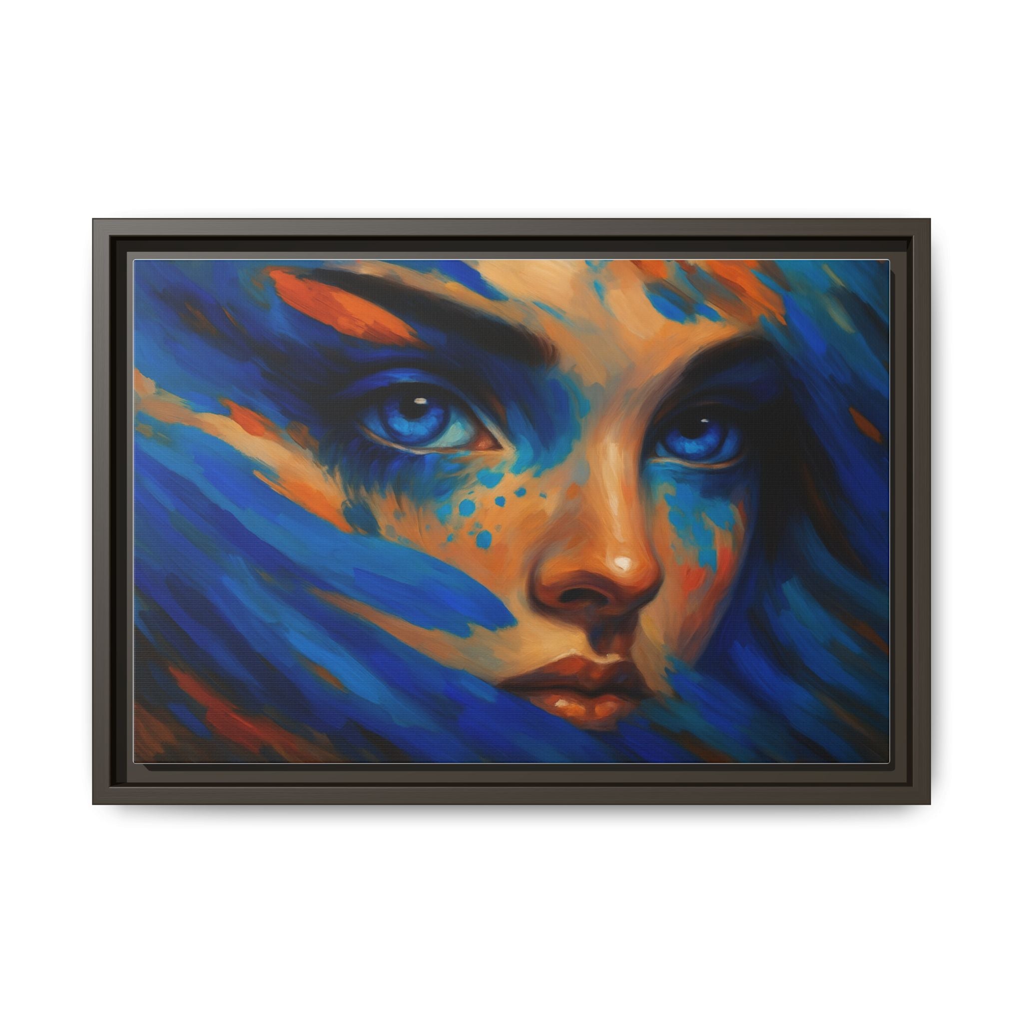 Vibrant Lady Blue Wave