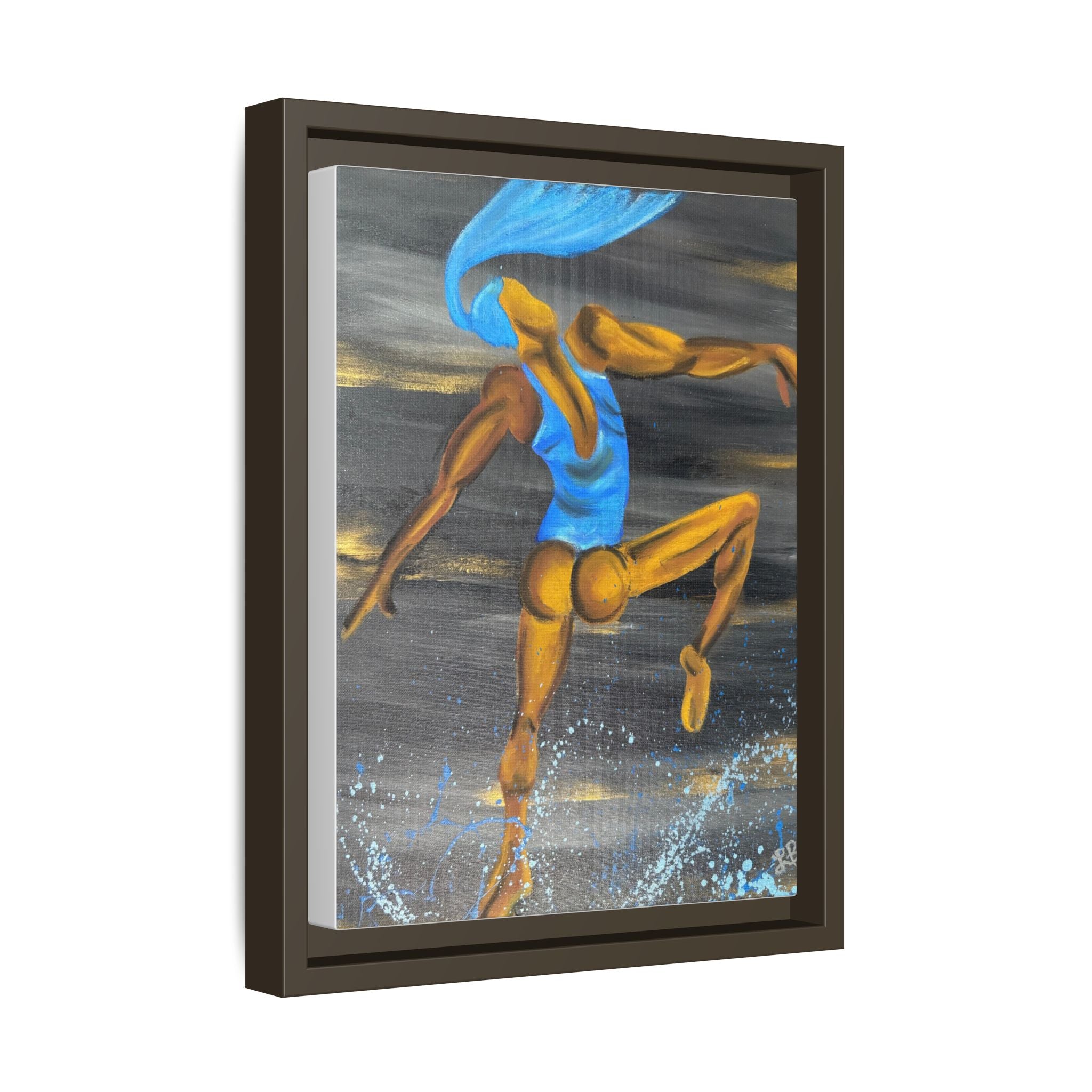 Dynamic Blue Dancing