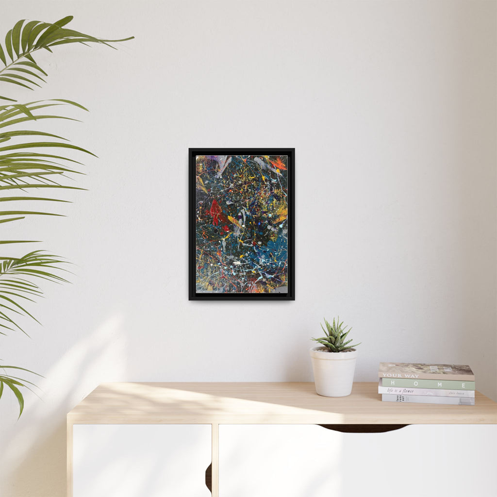 Colorful Abstract Framed Canvas Art