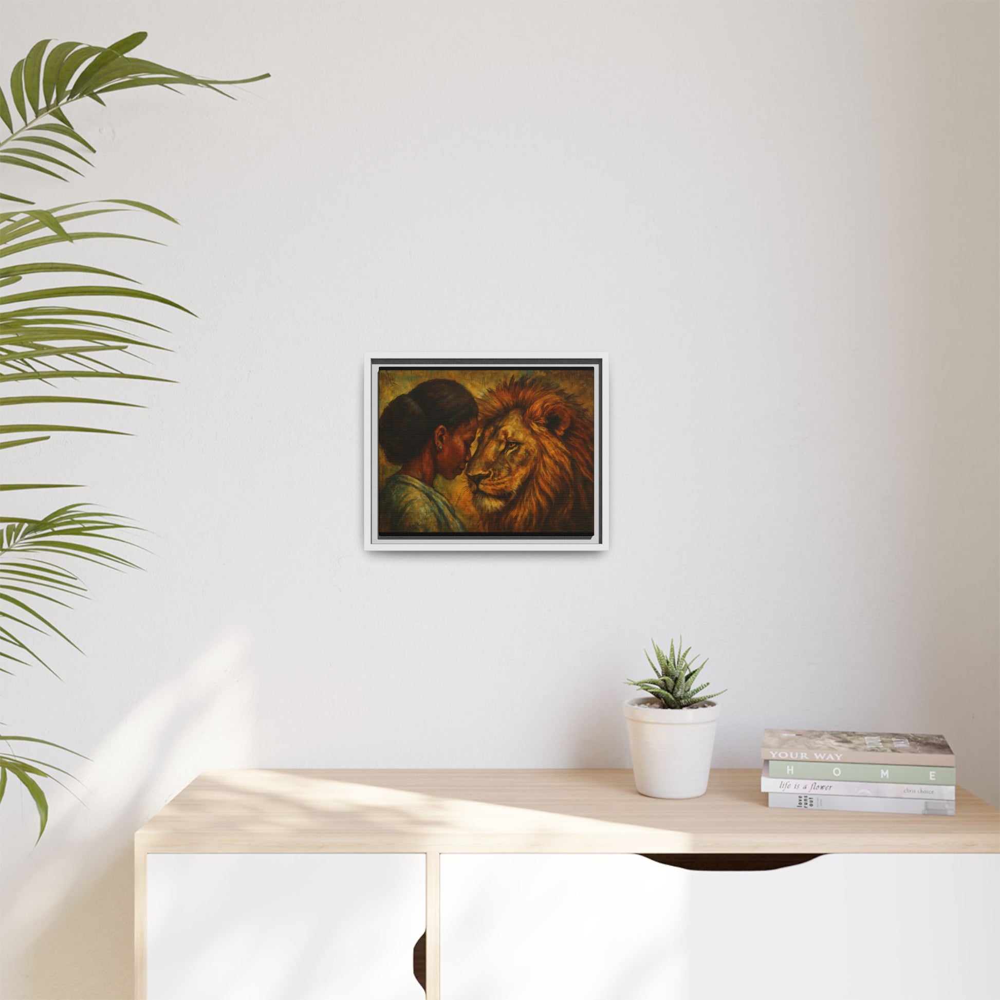 Lion and Woman
