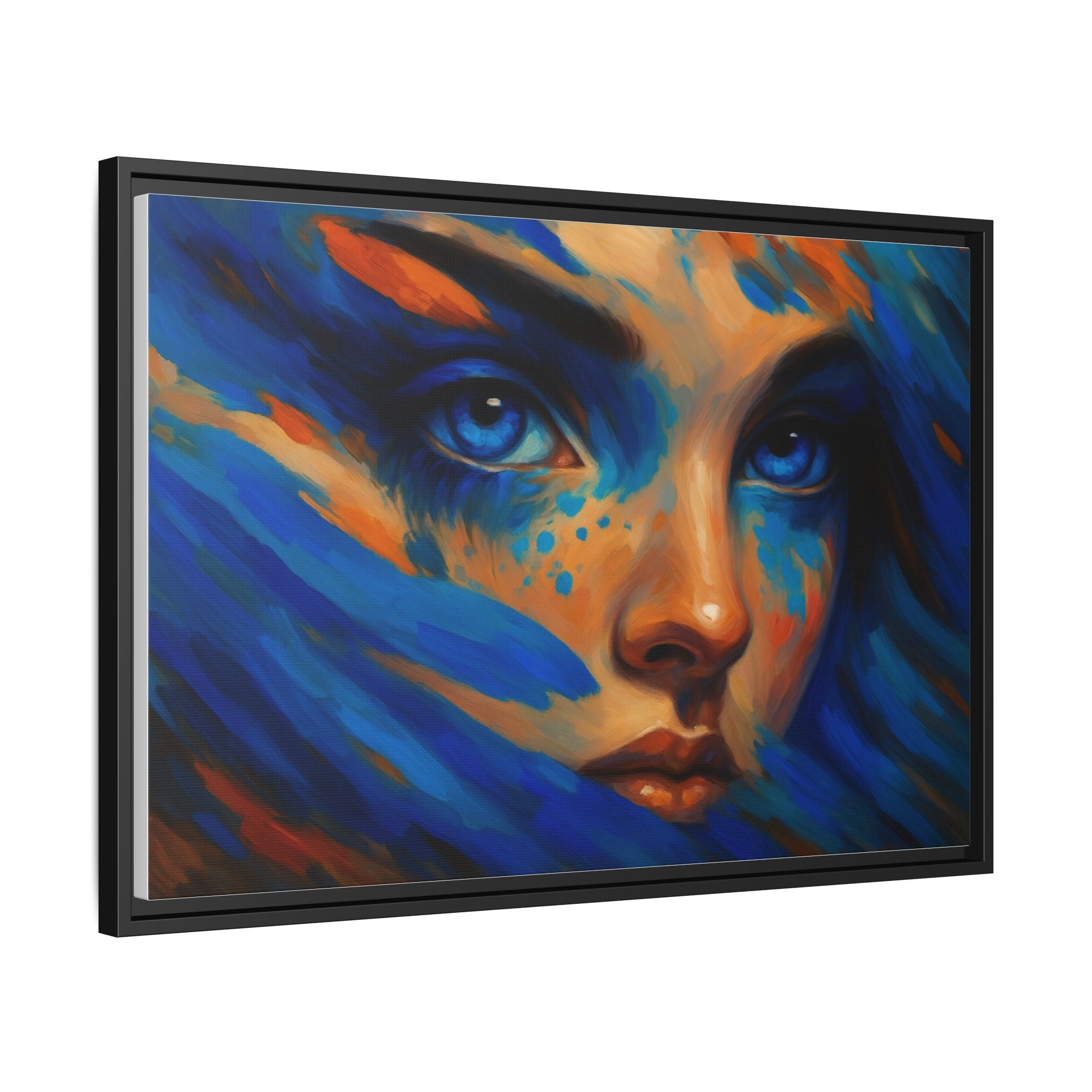 Vibrant Lady Blue Wave