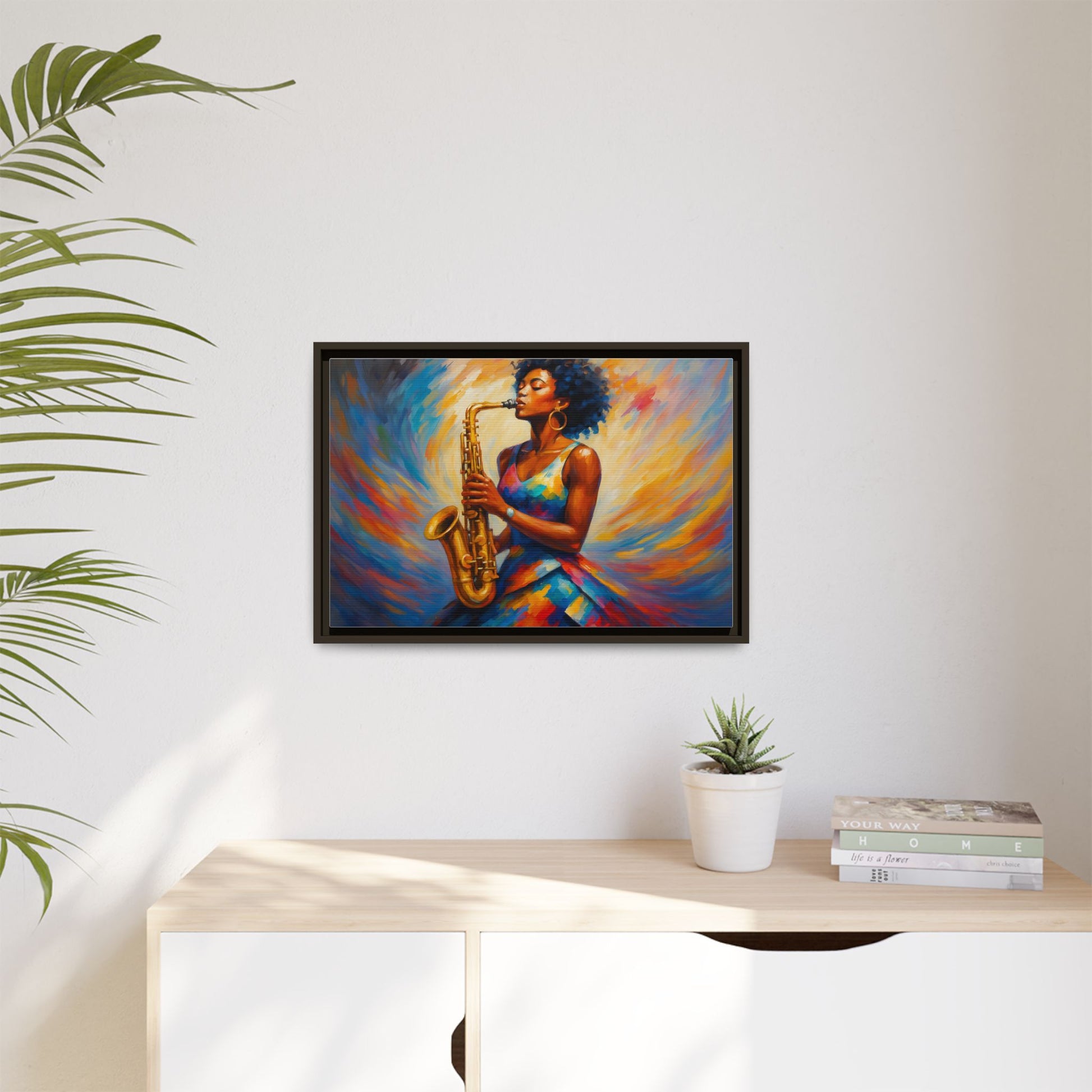 Vibrant Jazzy Lady