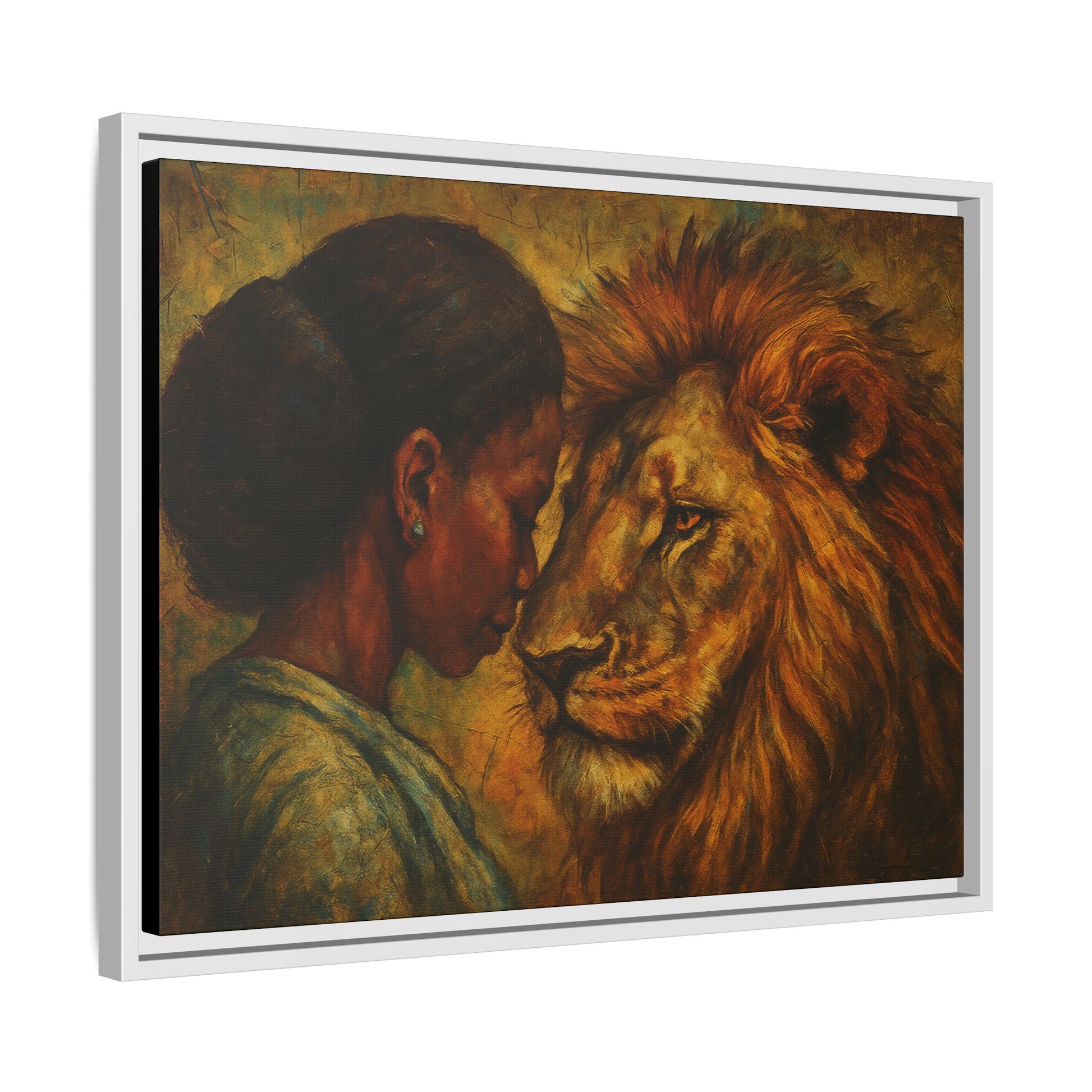 Lion and Woman