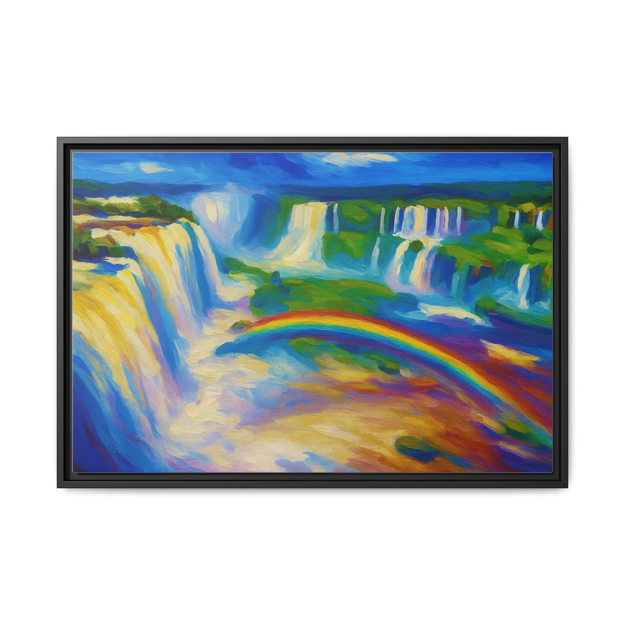 Waterfall Rainbow Splash