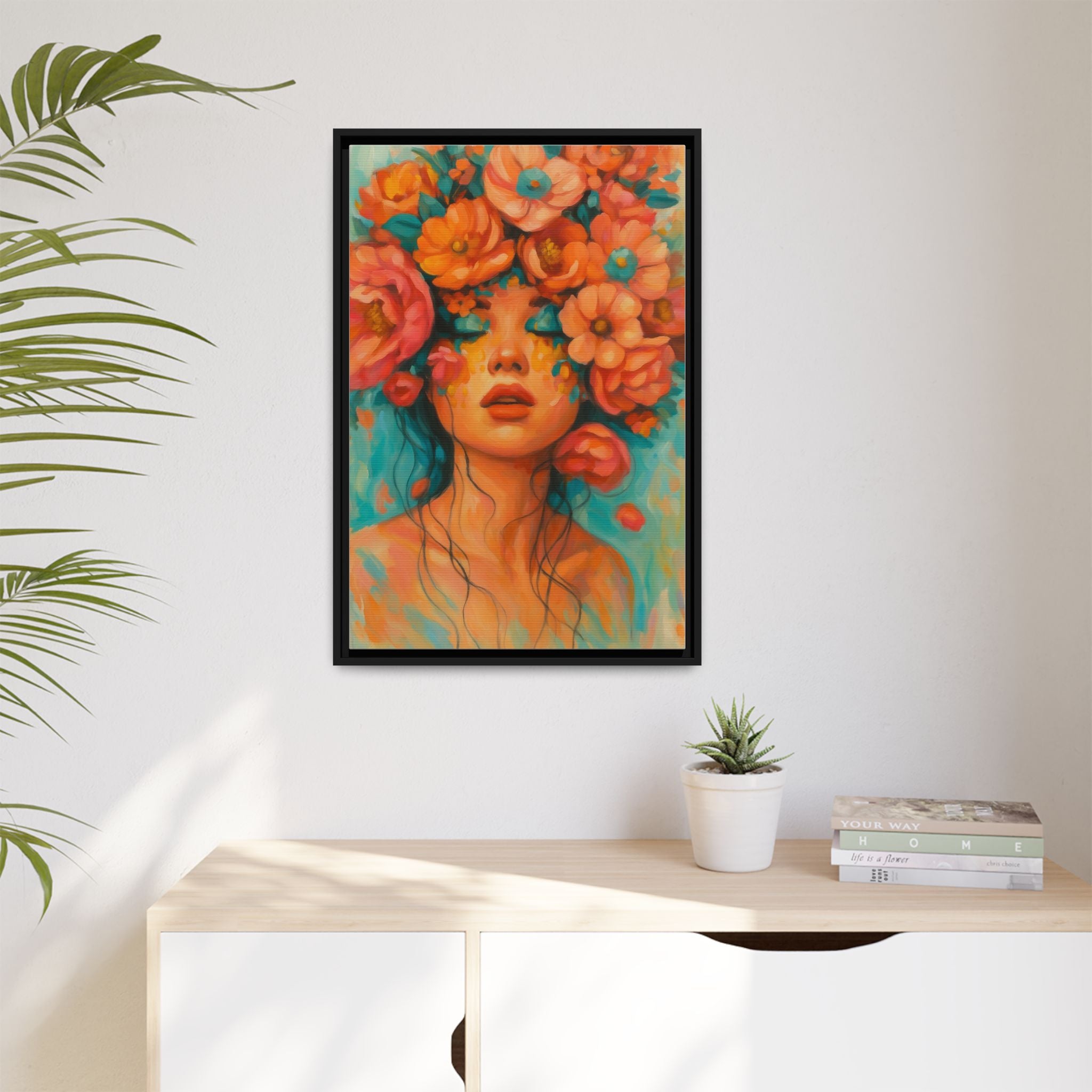 Floral Hair Pink Flowers