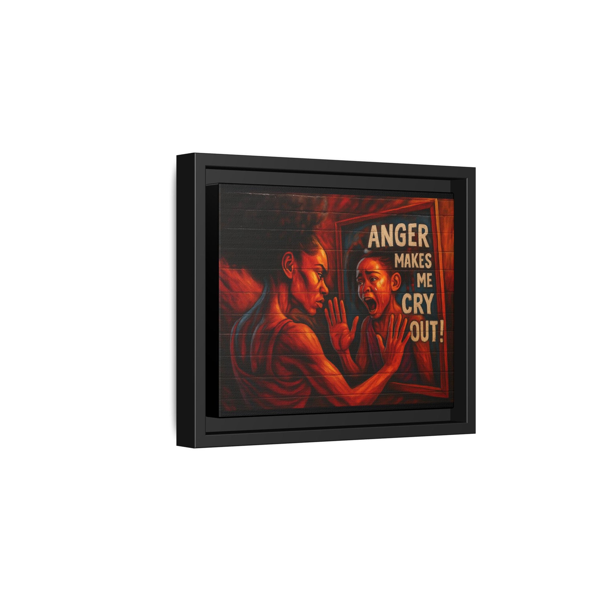 Framed Wall Art - Emotionally Resonant Canvas, Inspirational Home Decor, Powerful Motivational Gift, Unique Art for Self-Reflection