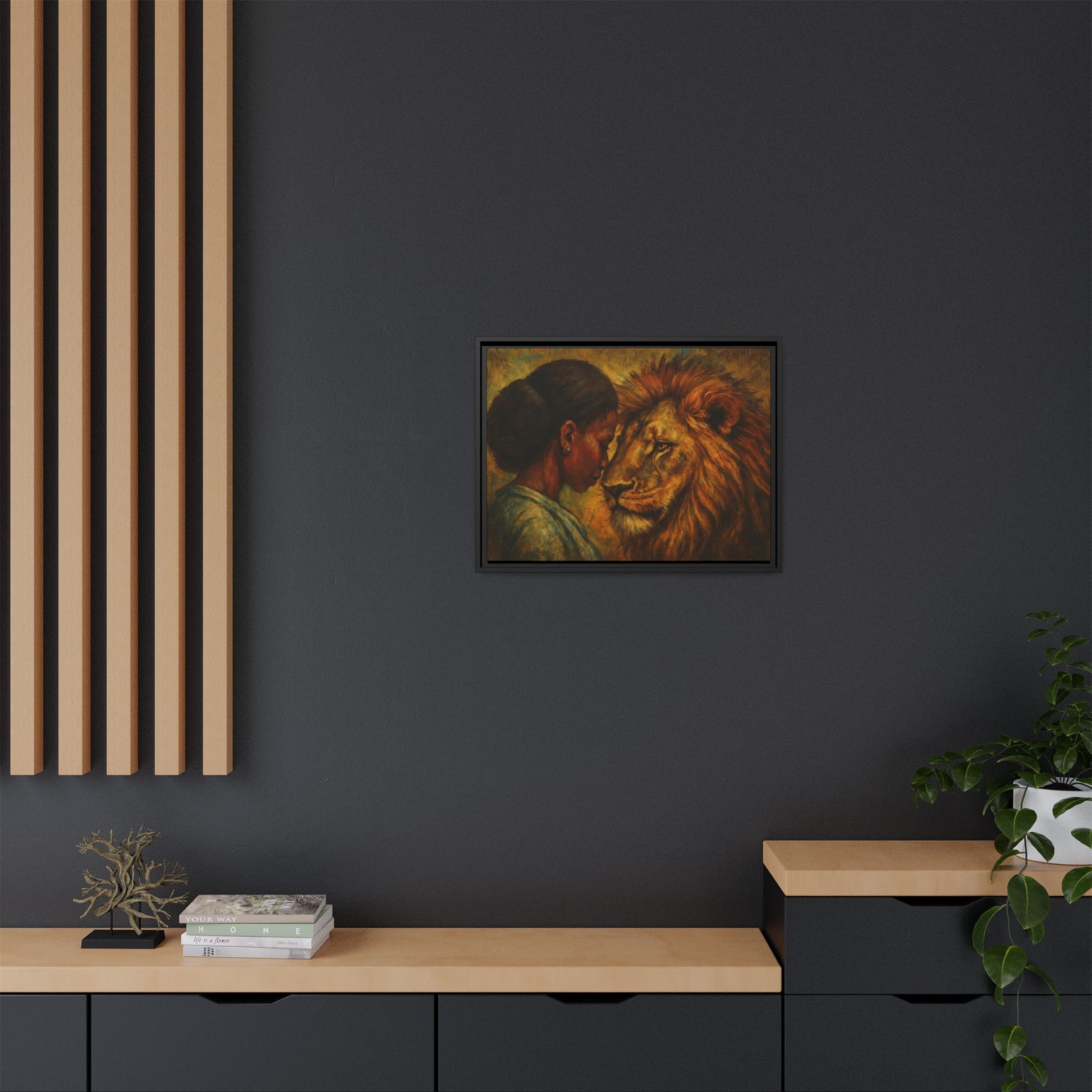 Lion and Woman