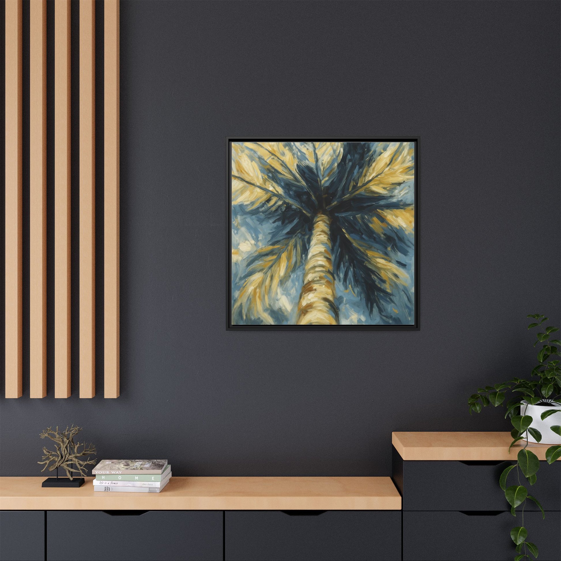 Blue Palm Tree