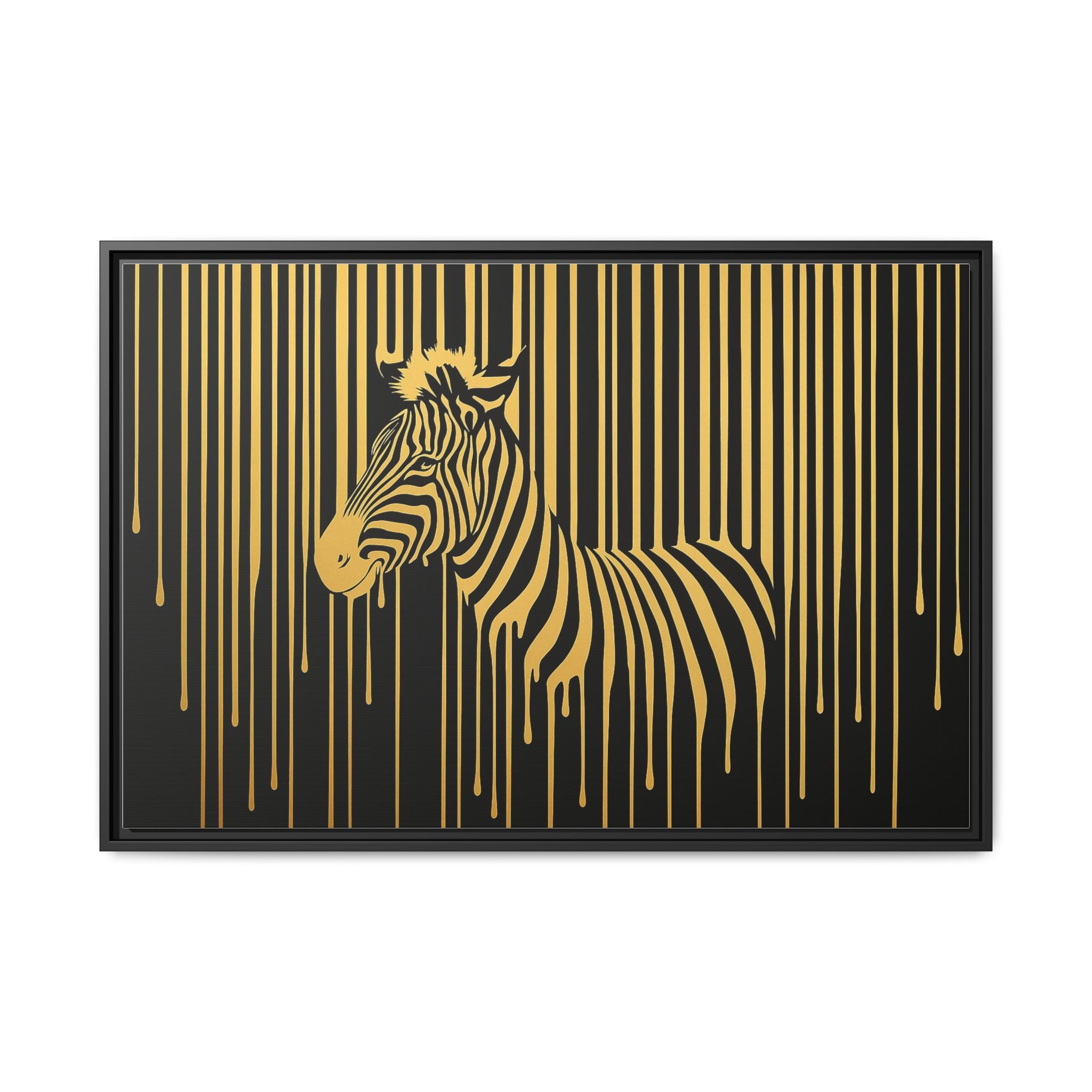 Gold Dripping Zebra