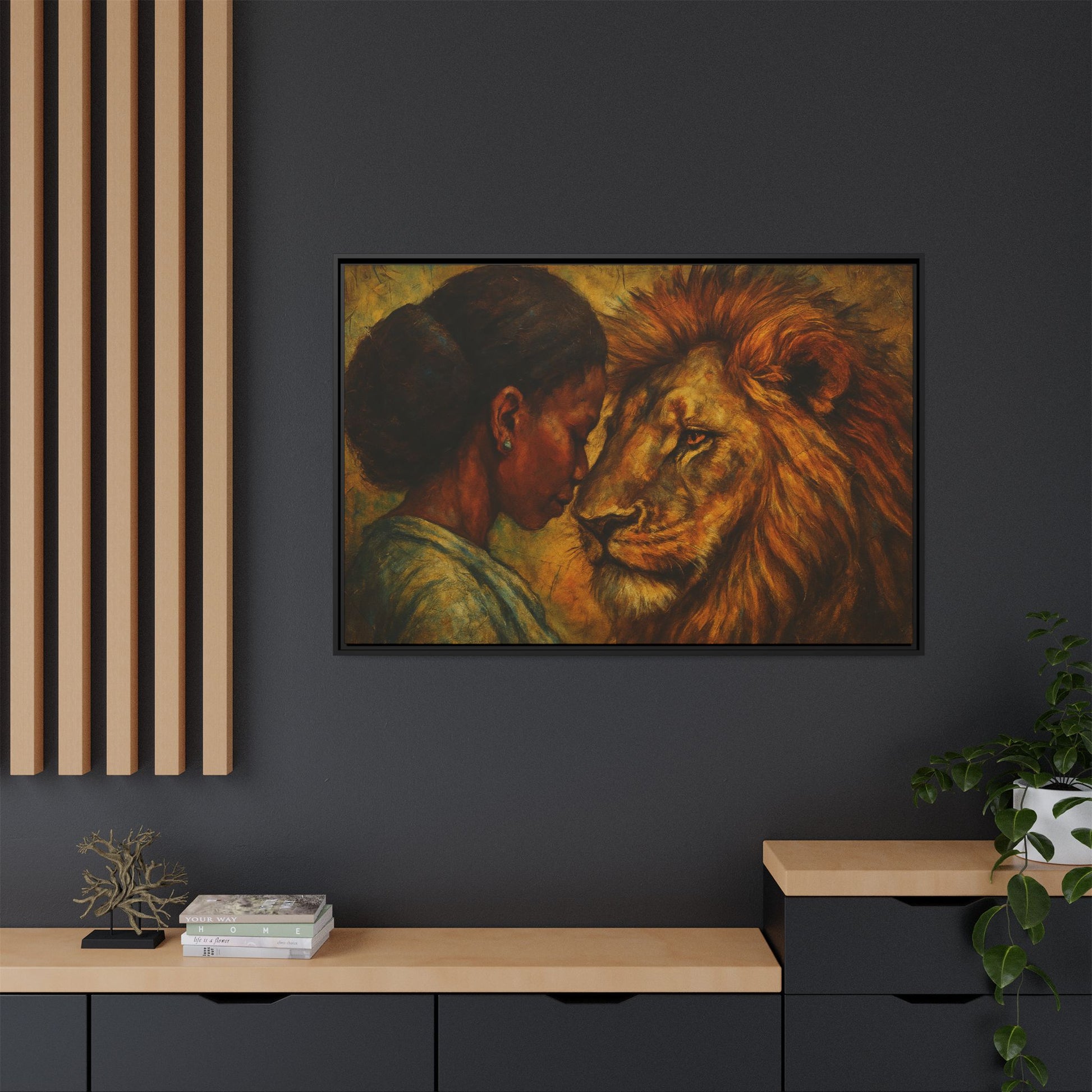 Lion and Woman