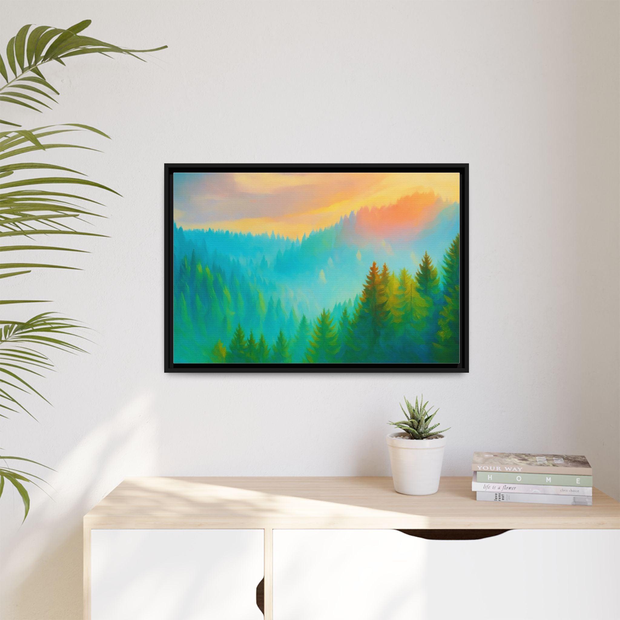 Serene Sun Forest Nature