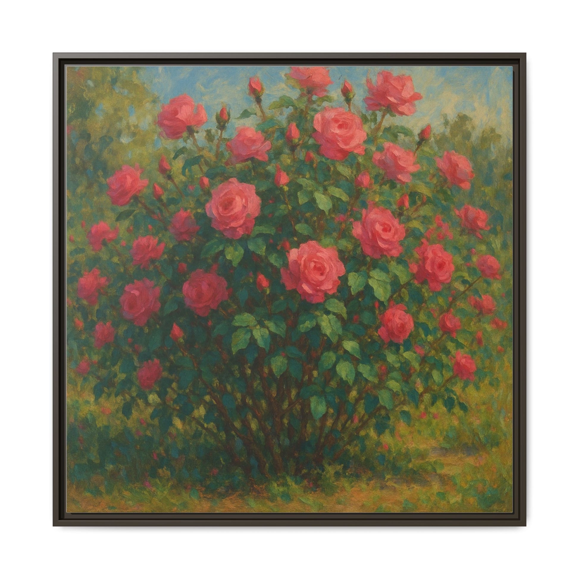 Pink Rose Bush