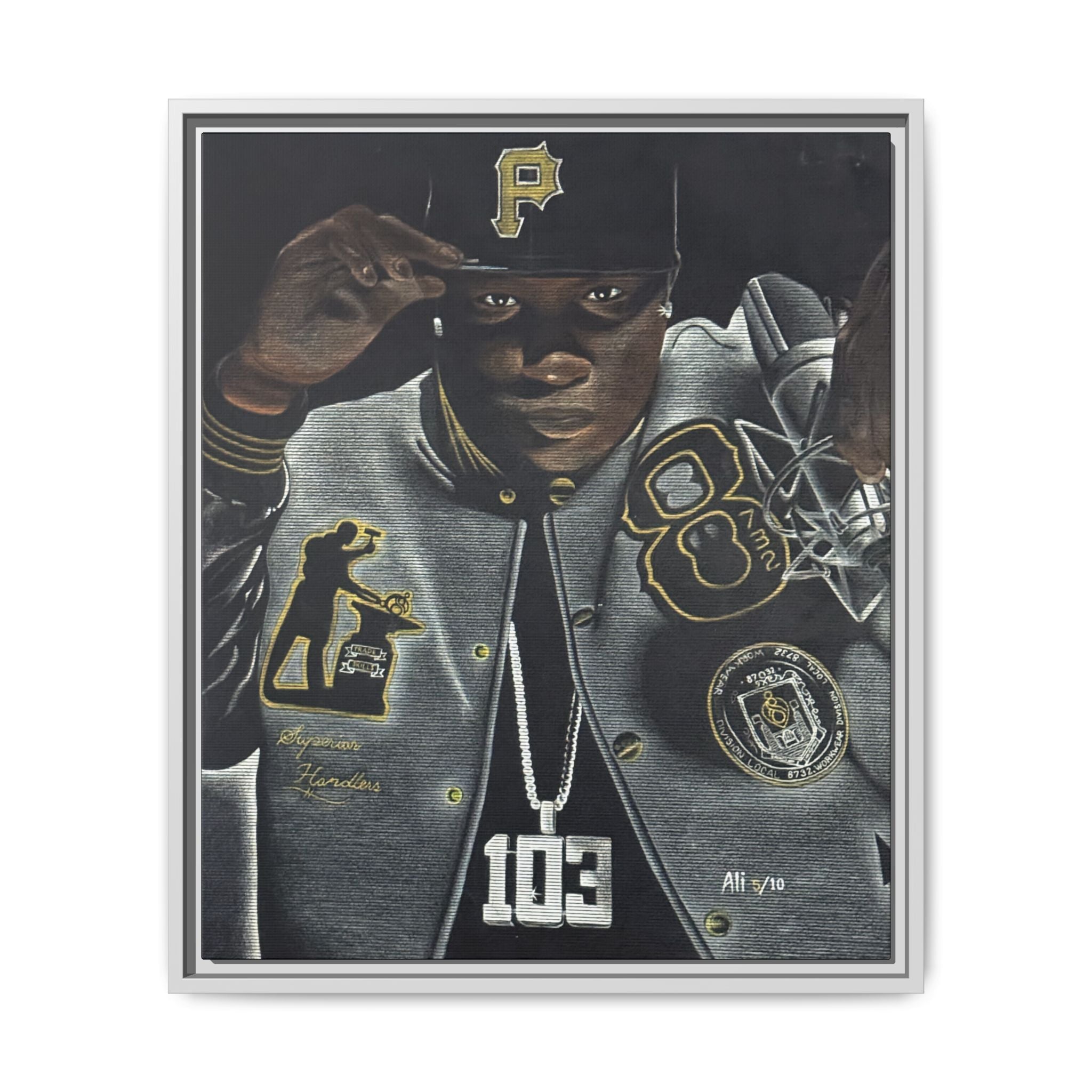 Canvas Looking in the Mirror Wall Art