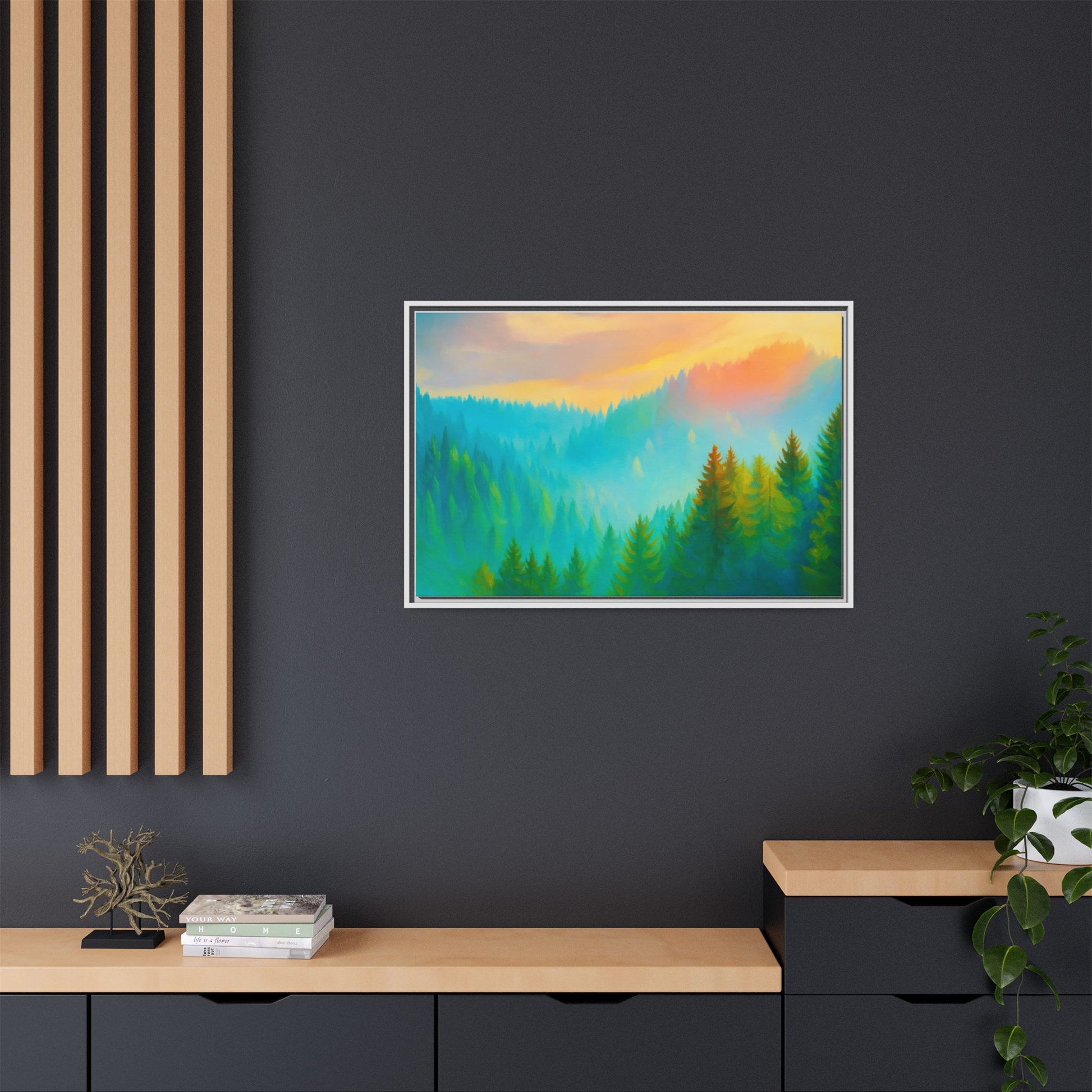 Serene Sun Forest Nature