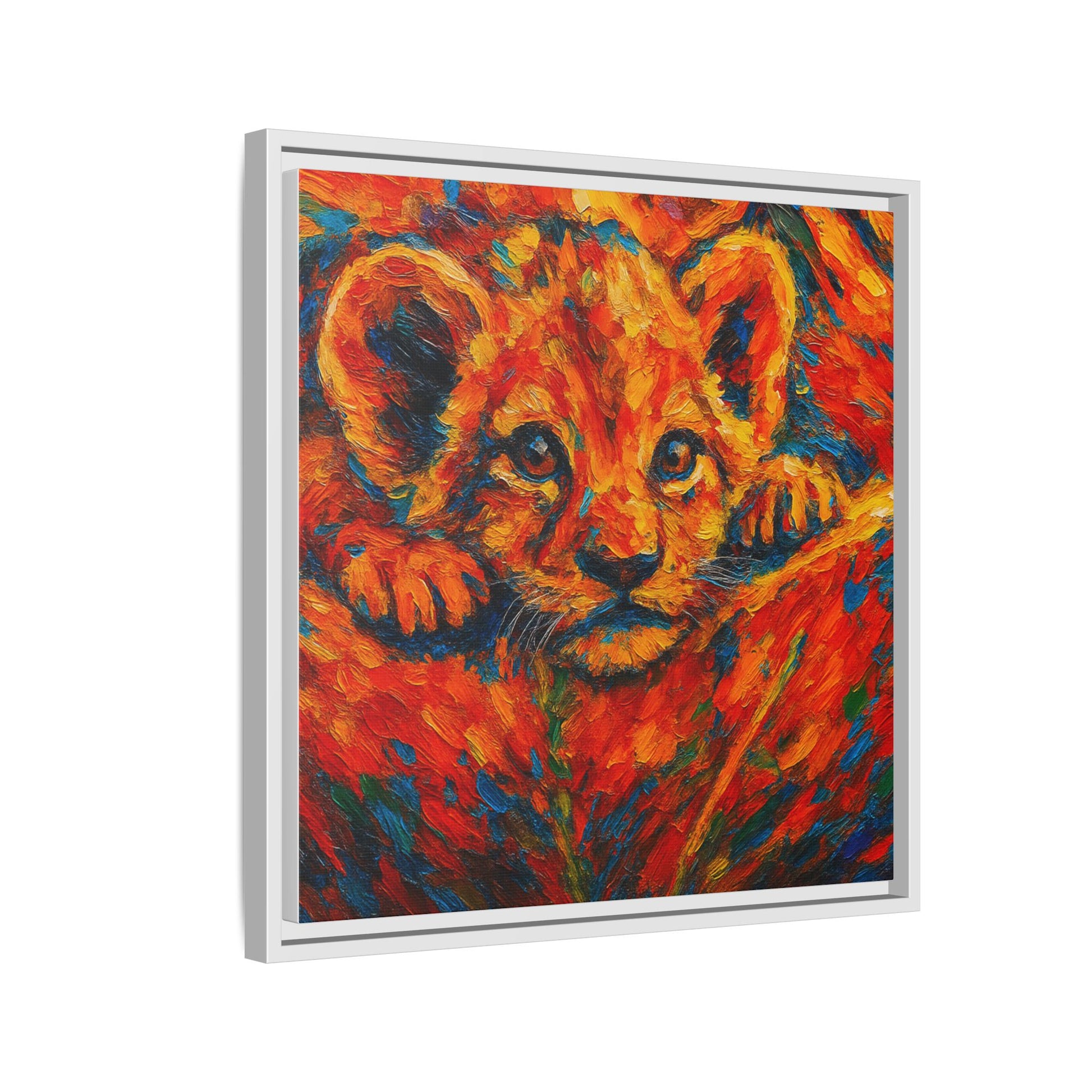 Vibrant Lion Cub