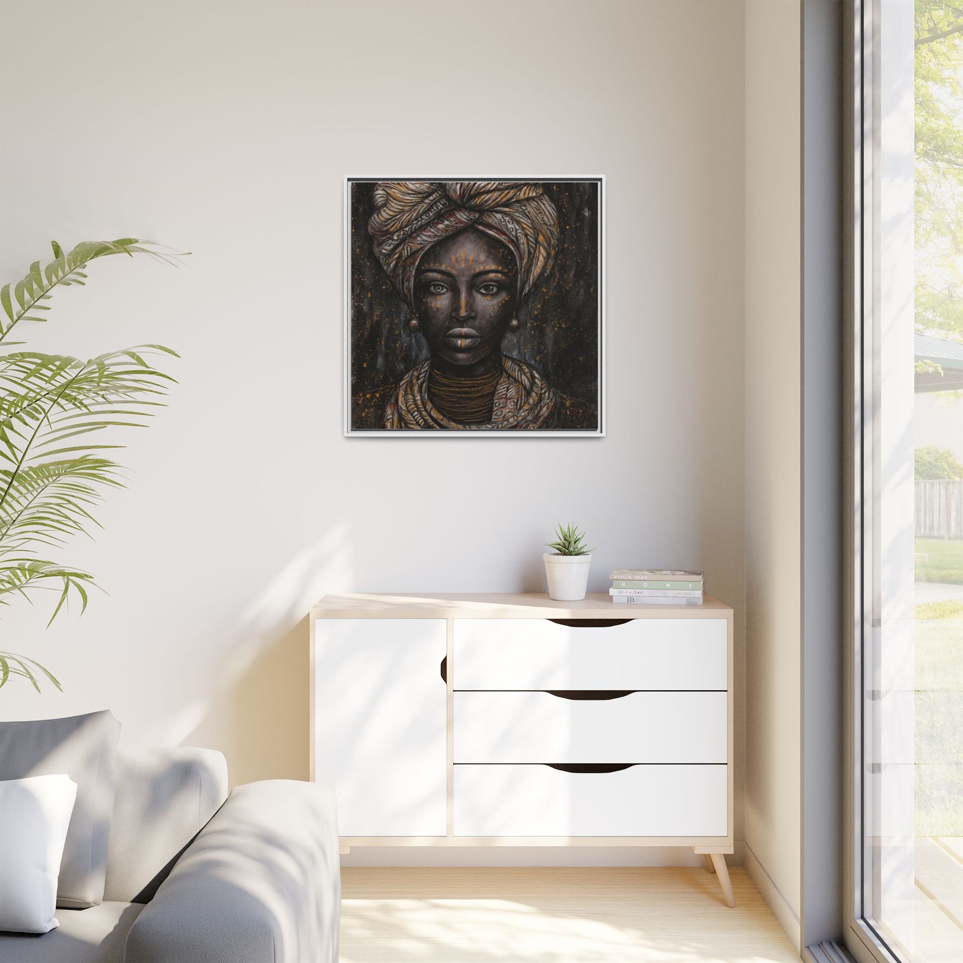 Artistic African Lady