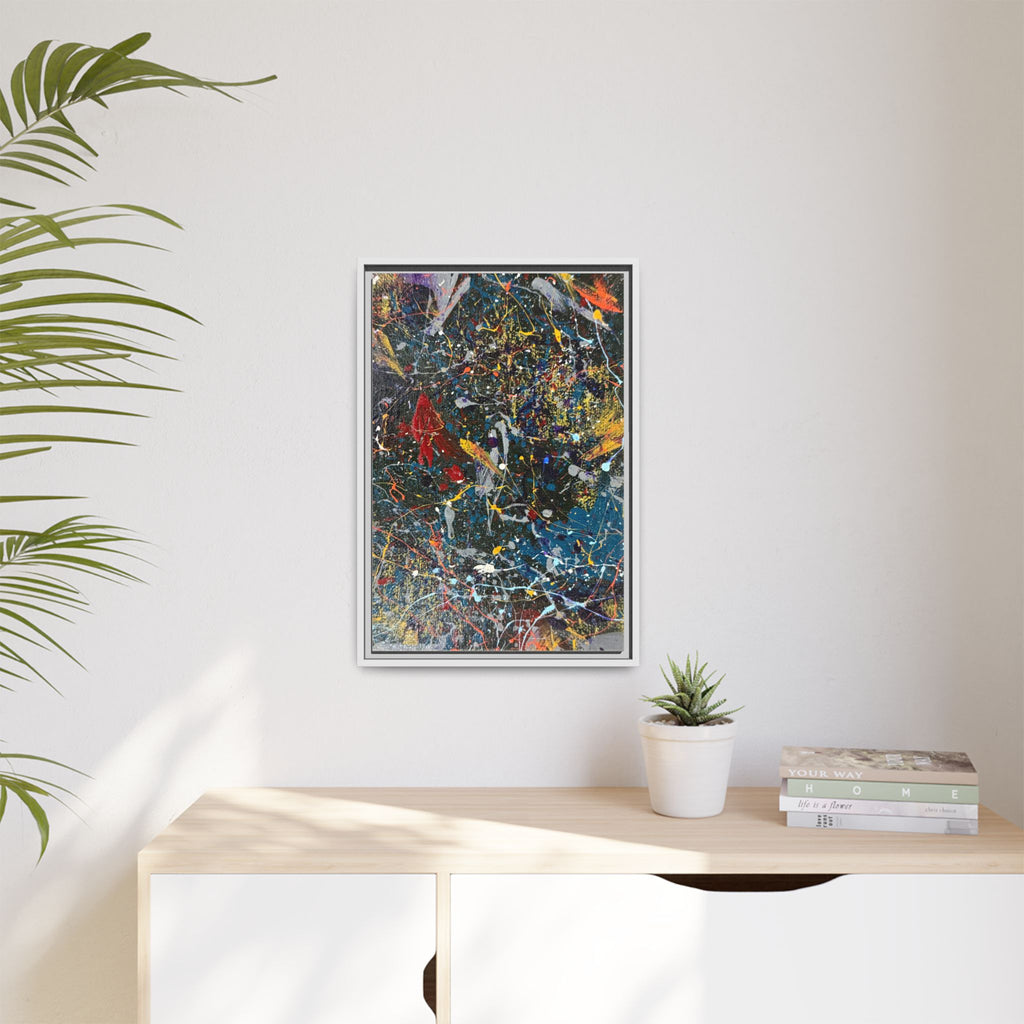 Colorful Abstract Framed Canvas Art