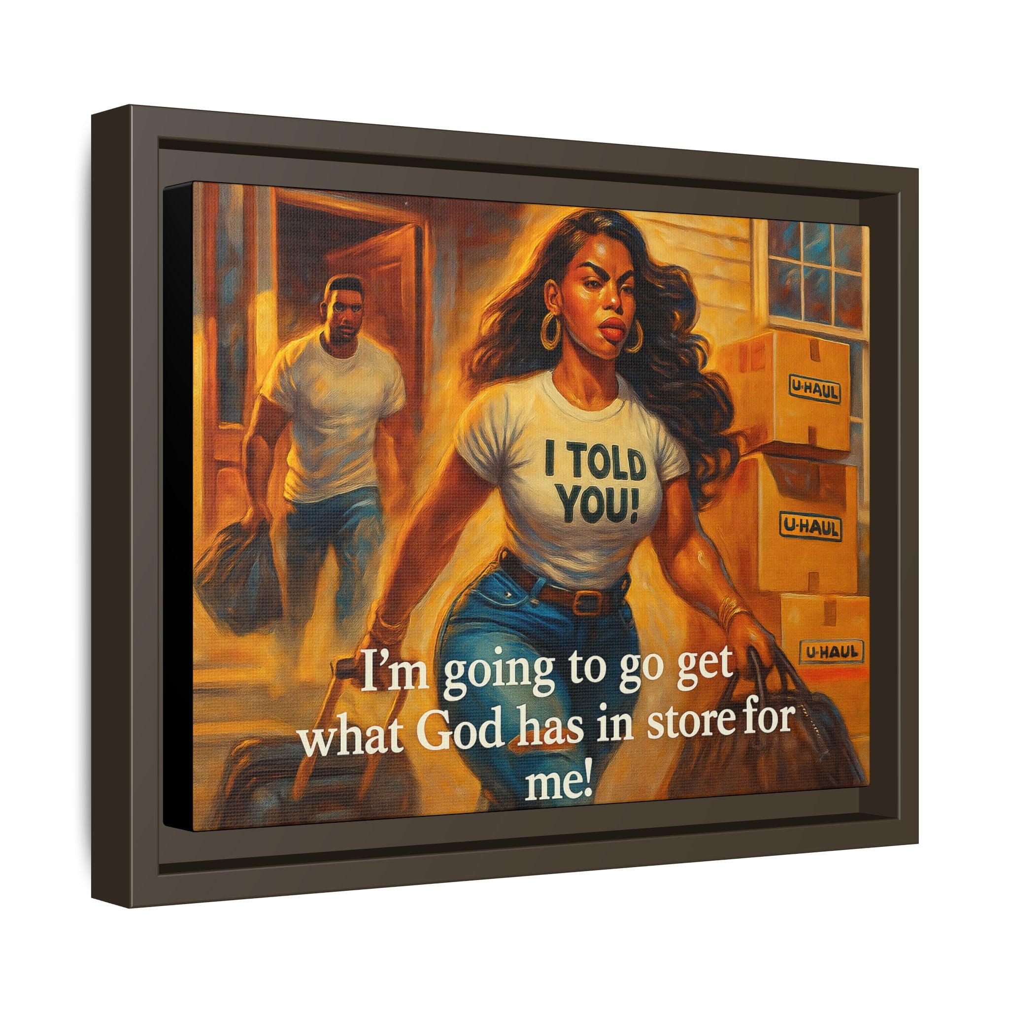 Inspirational Framed Canvas Art - Motivational Wall Decor, Home Office Wall Art, Gift for Her, Uplifting Quote Art, Positive Vibes [...]