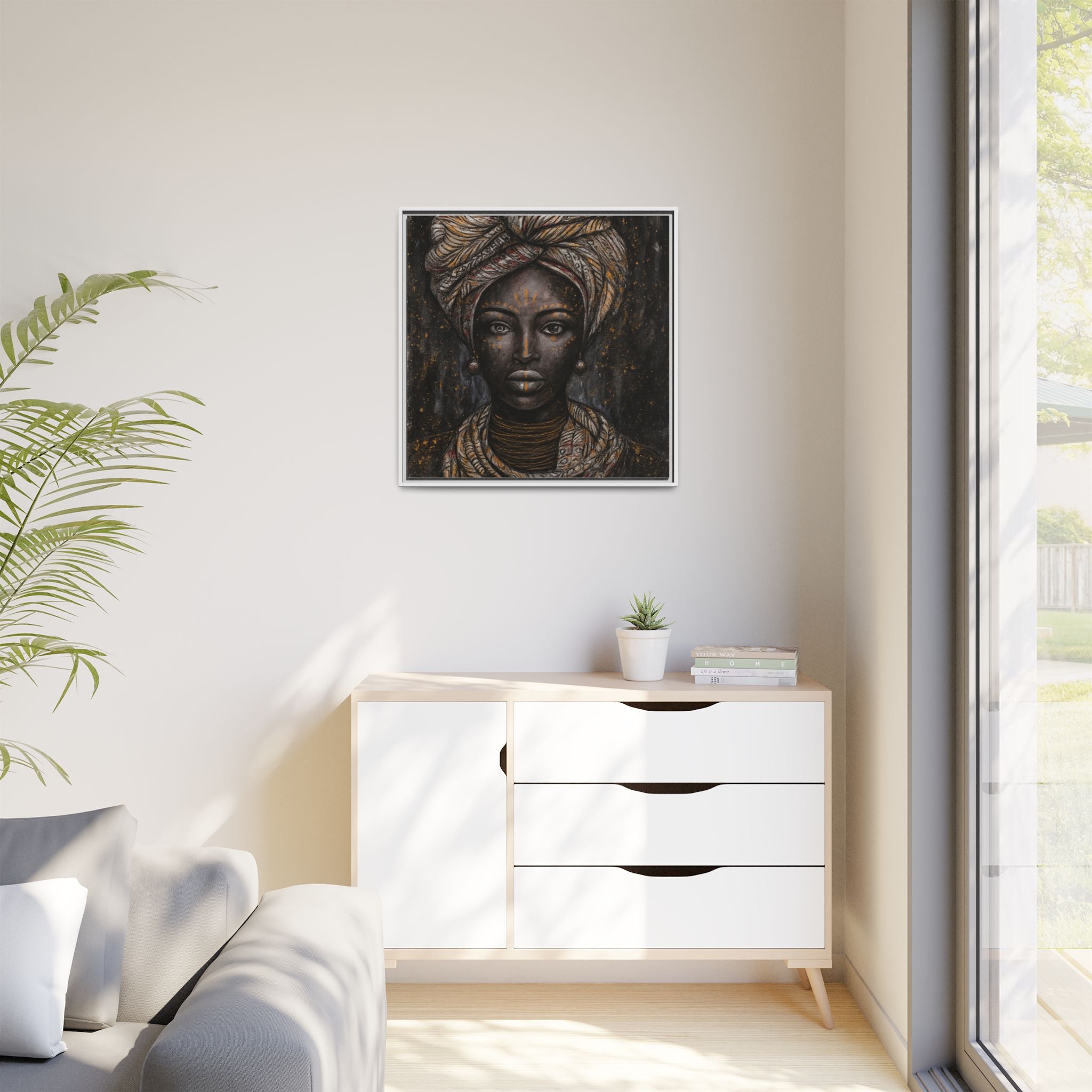 Artistic African Lady