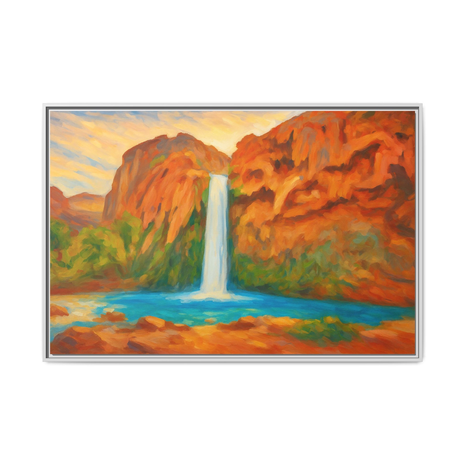 Waterfall Landscape Nature