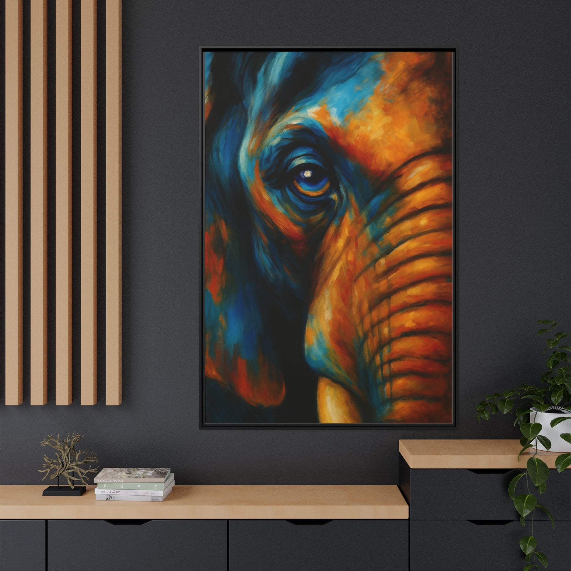 Majestic Elephant Gaze
