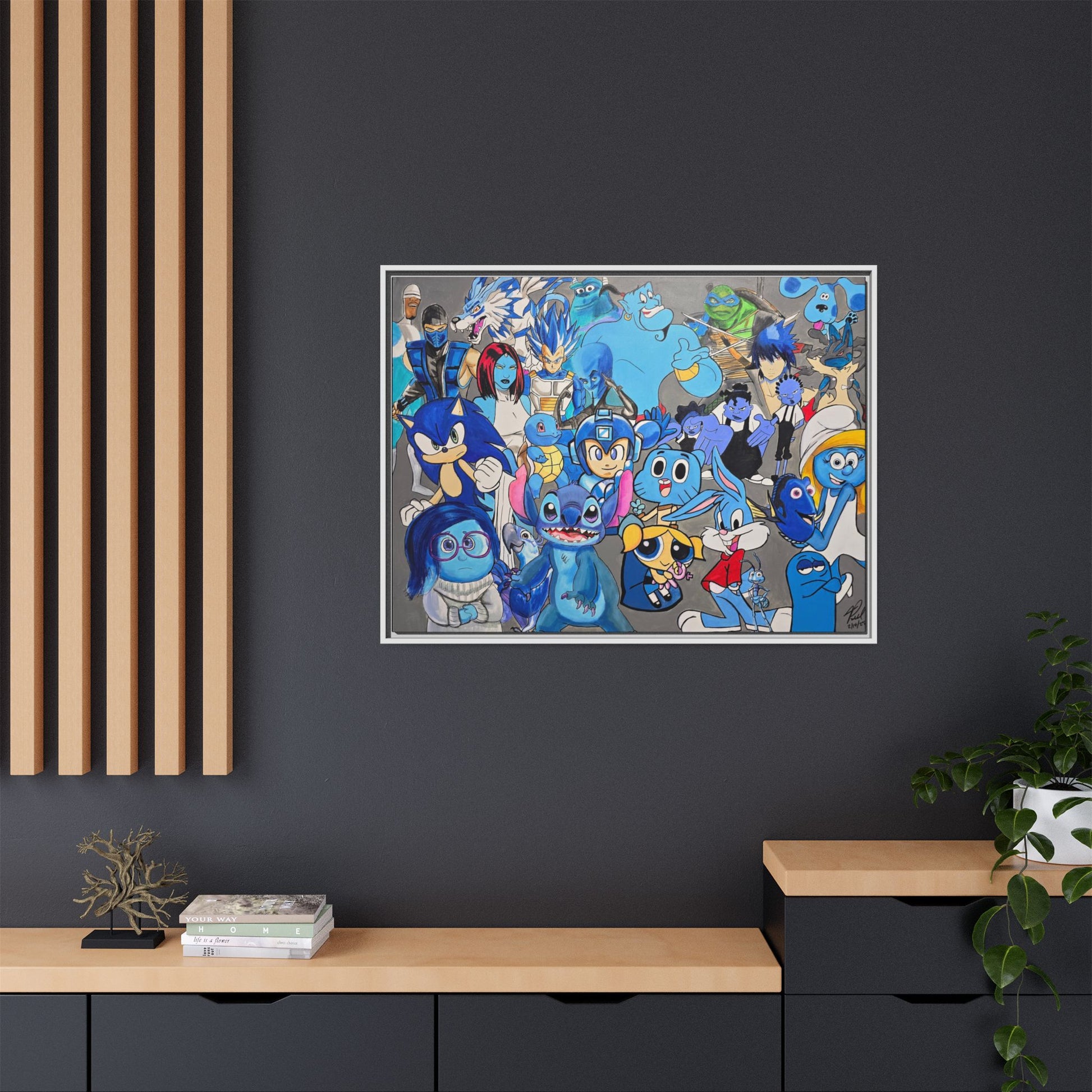 Blue Characters