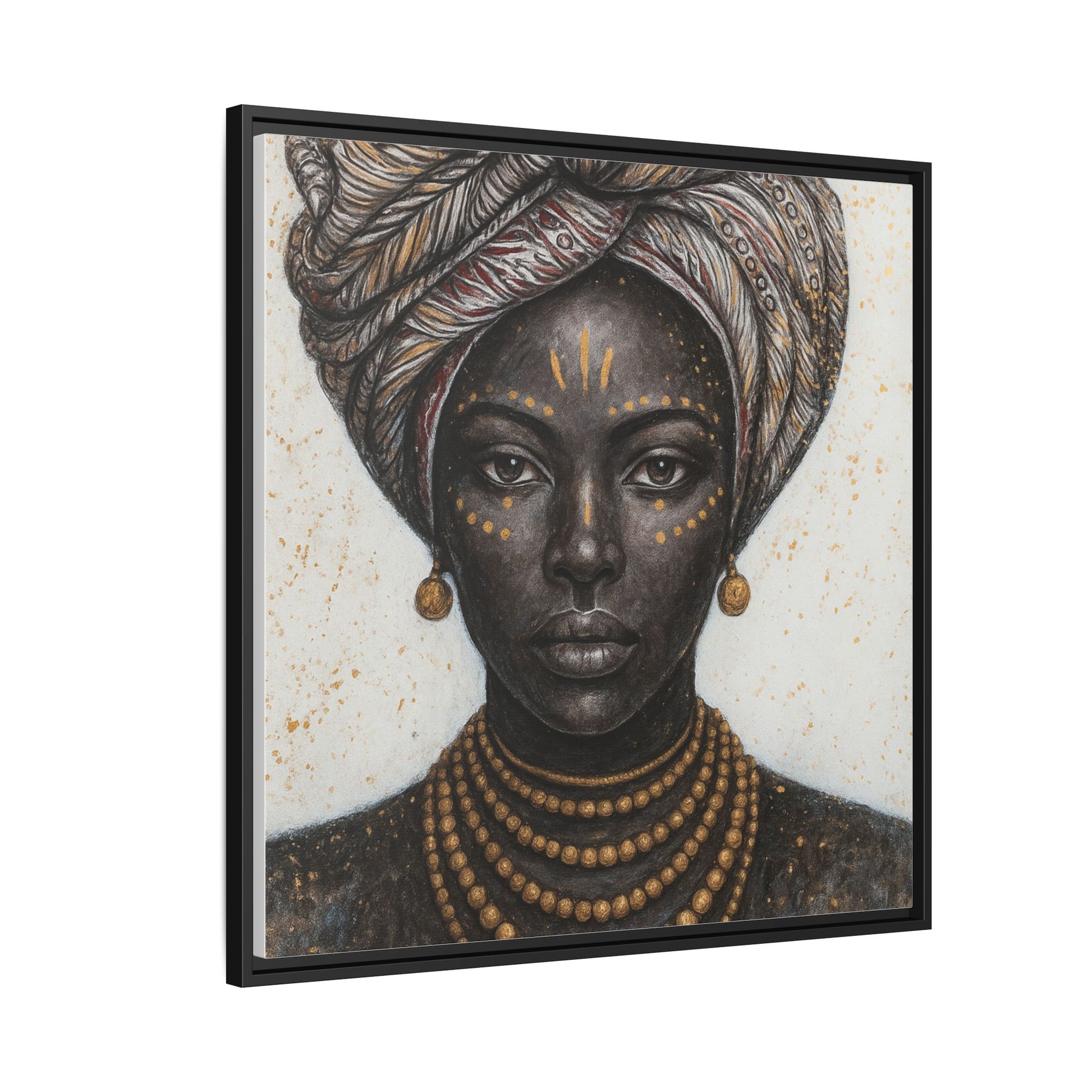 White Artistic African Lady