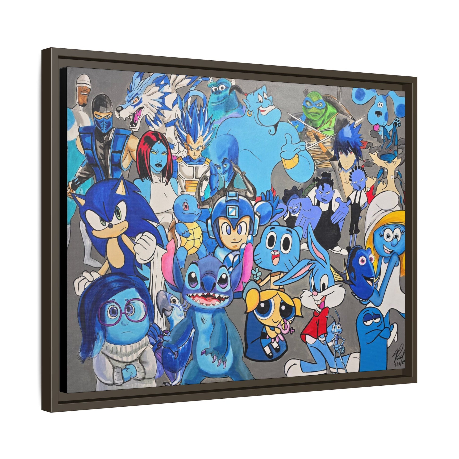 Blue Characters