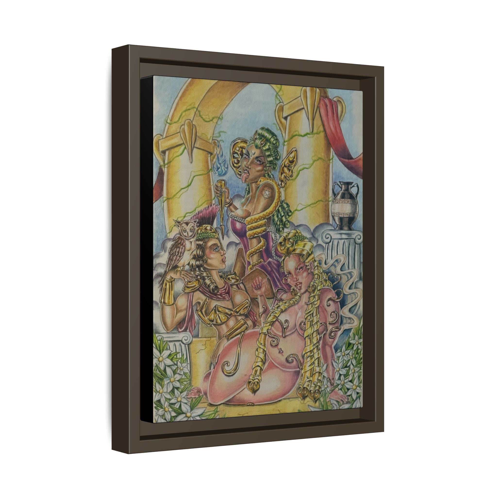 Canvas Art Print - Many Faces