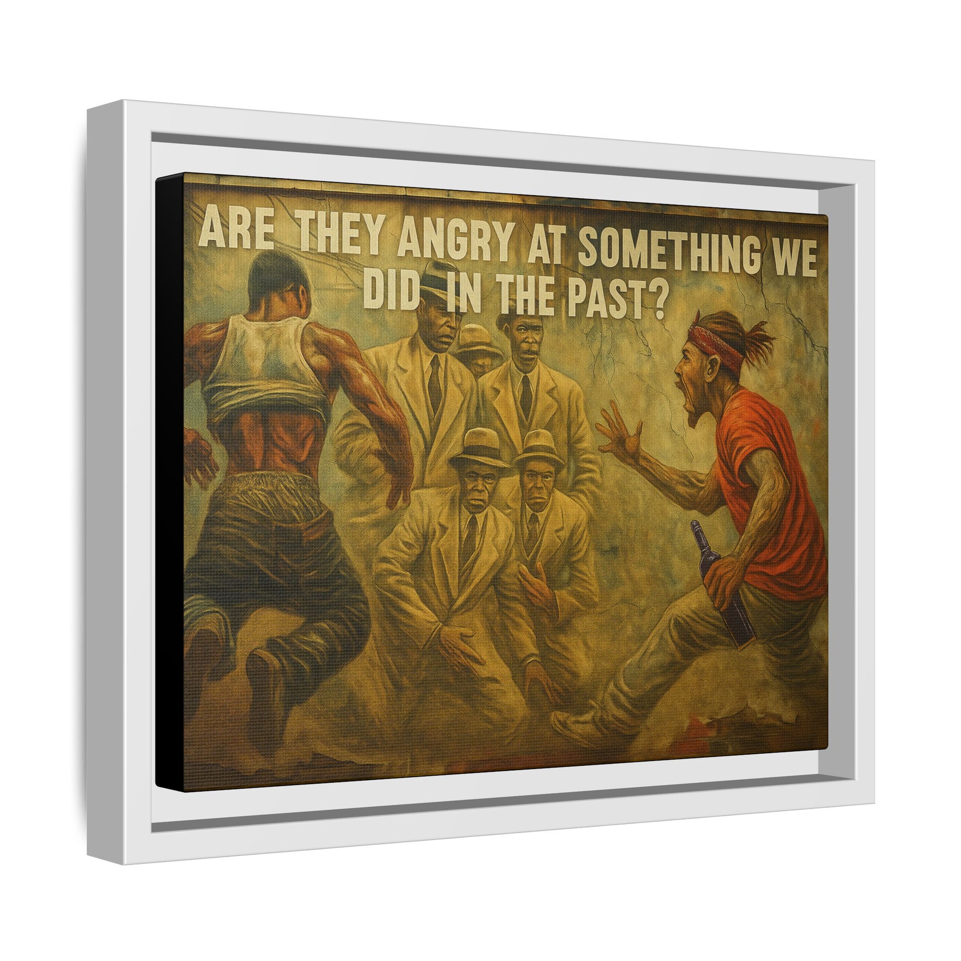Framed Art Print: Thought-Provoking Vintage Style Wall Decor, Home Office Inspiration, Thoughtful Gift for Art Lovers