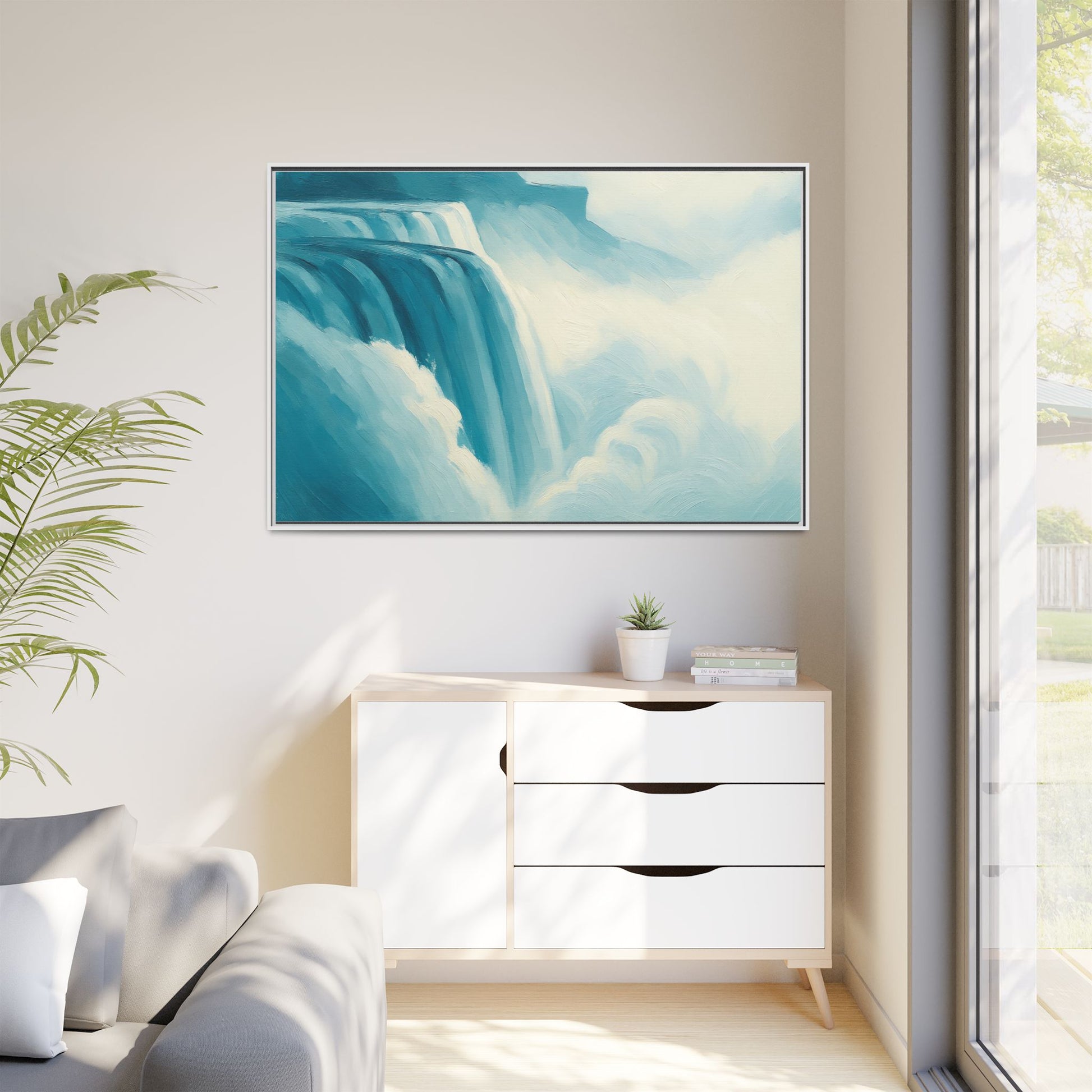 Blue Beautiful Waterfall