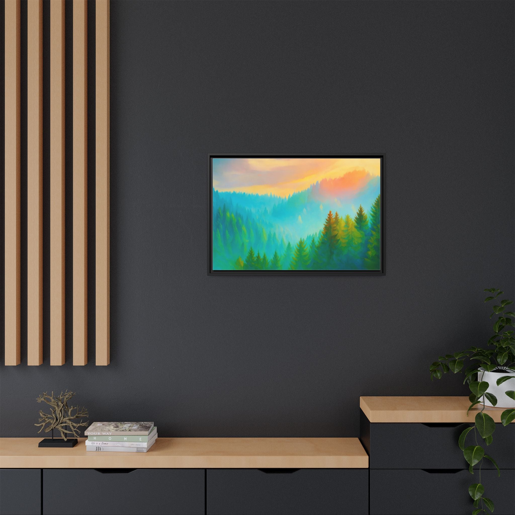 Serene Sun Forest Nature