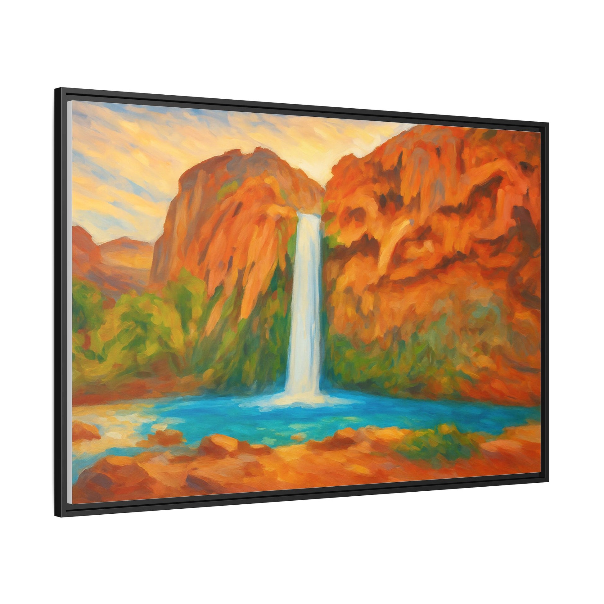 Waterfall Landscape Nature