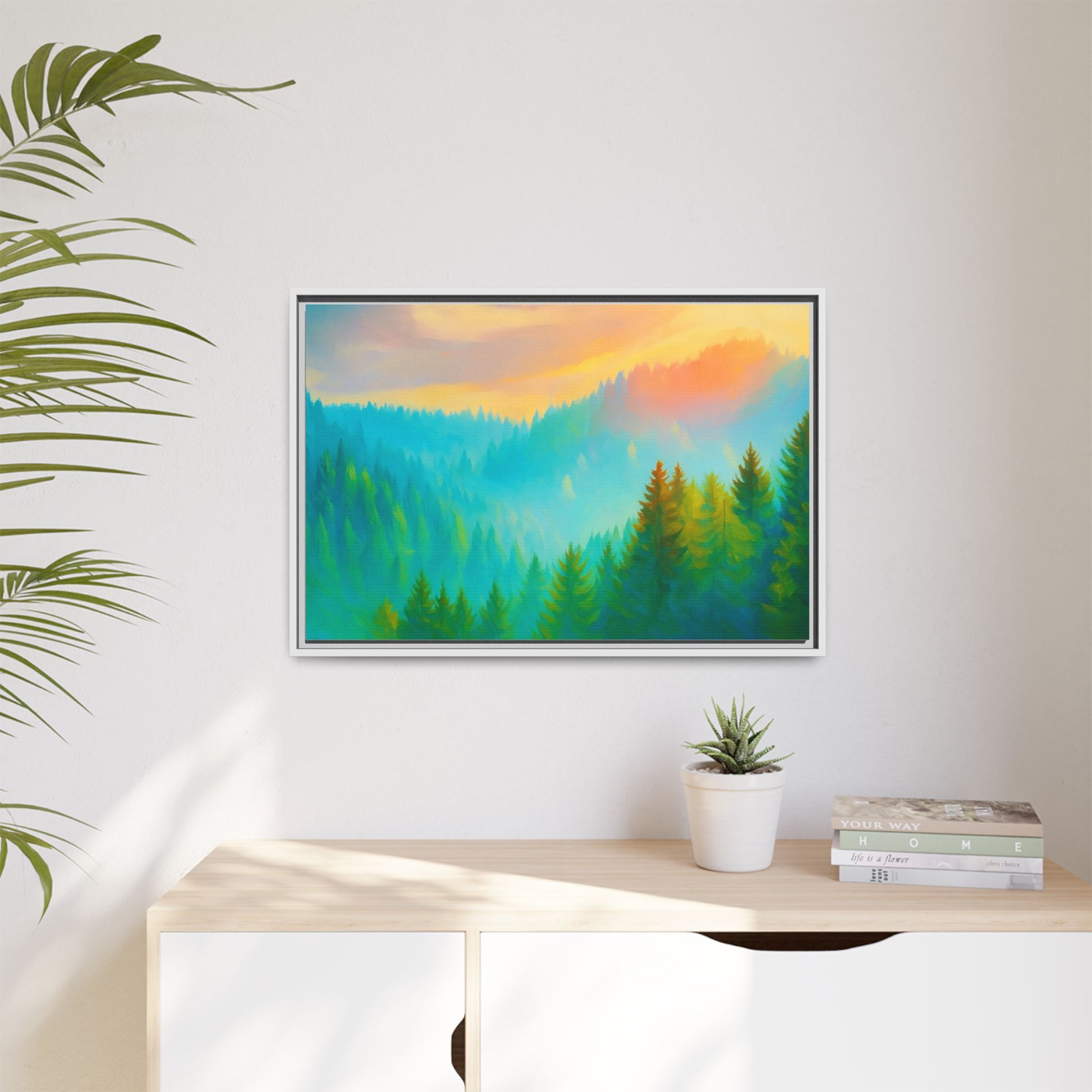 Serene Sun Forest Nature